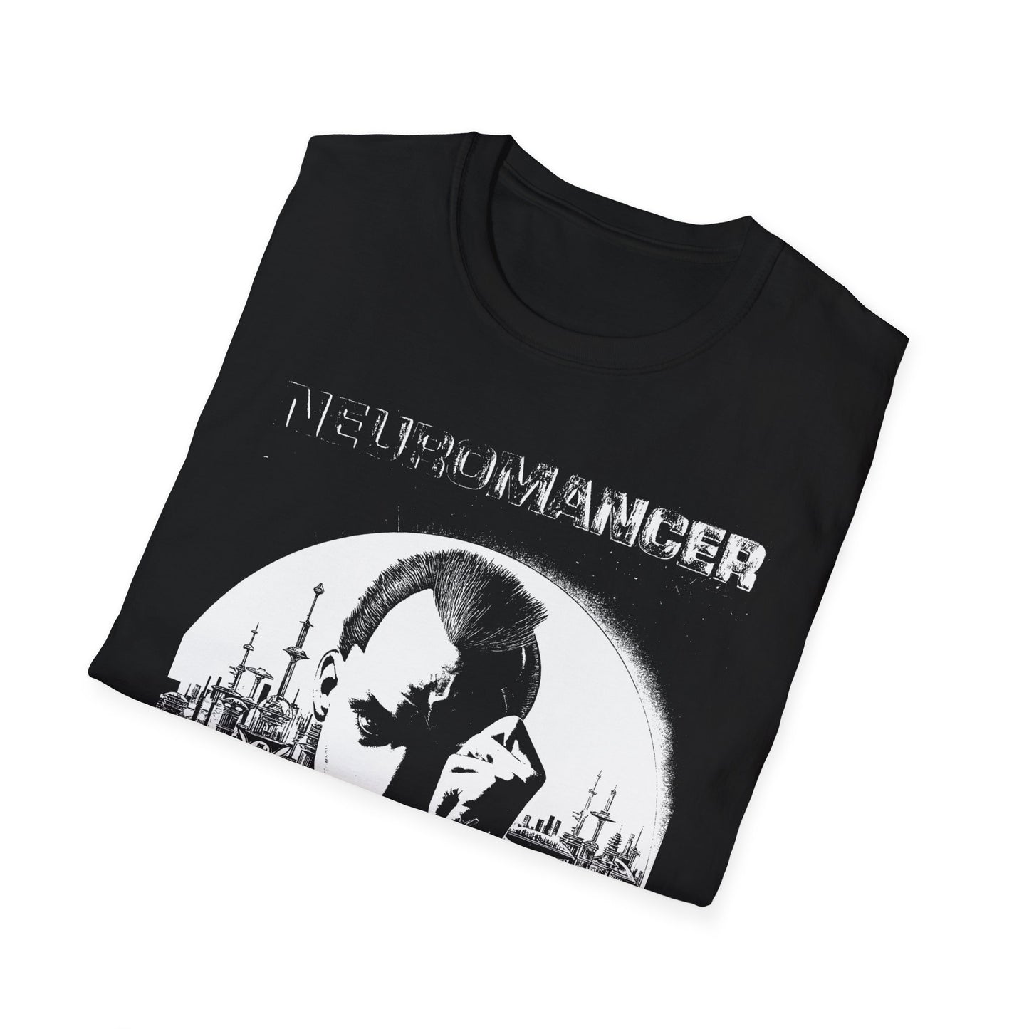 1984 book by william gibson neuromancer book cover tshirt