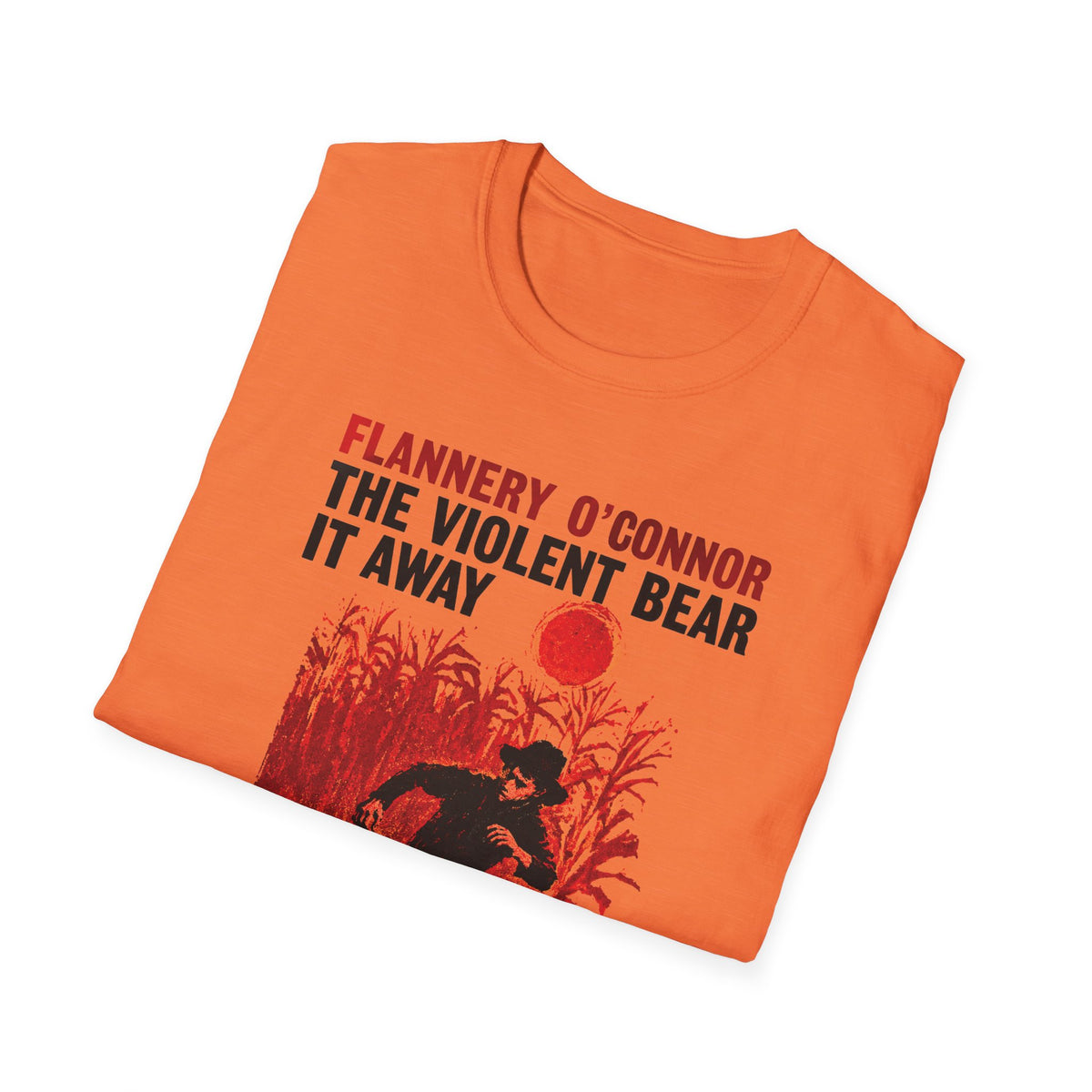 1960 the violent bear it away flannery o'connor alternate book cover tshirt