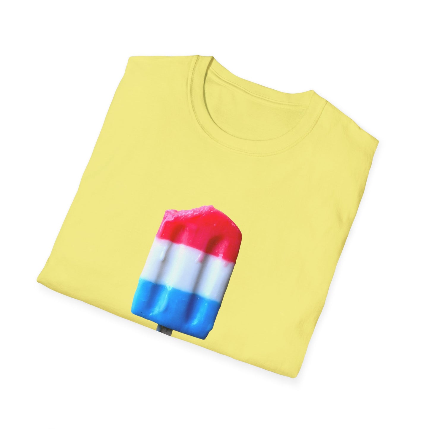 classic red white blue popsicle tshirt