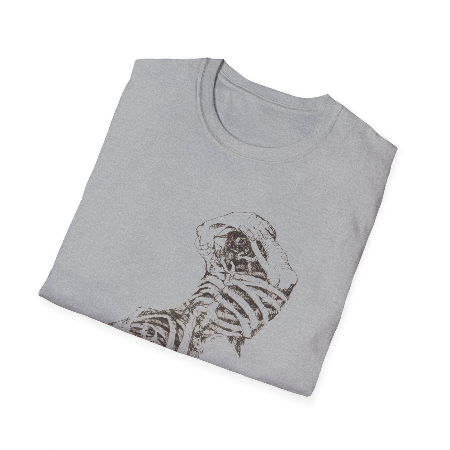 1960 lithograph two faces of fear by connor everts tshirt