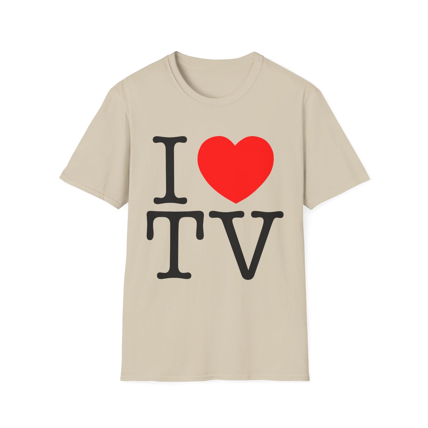 i heart tv tshirt