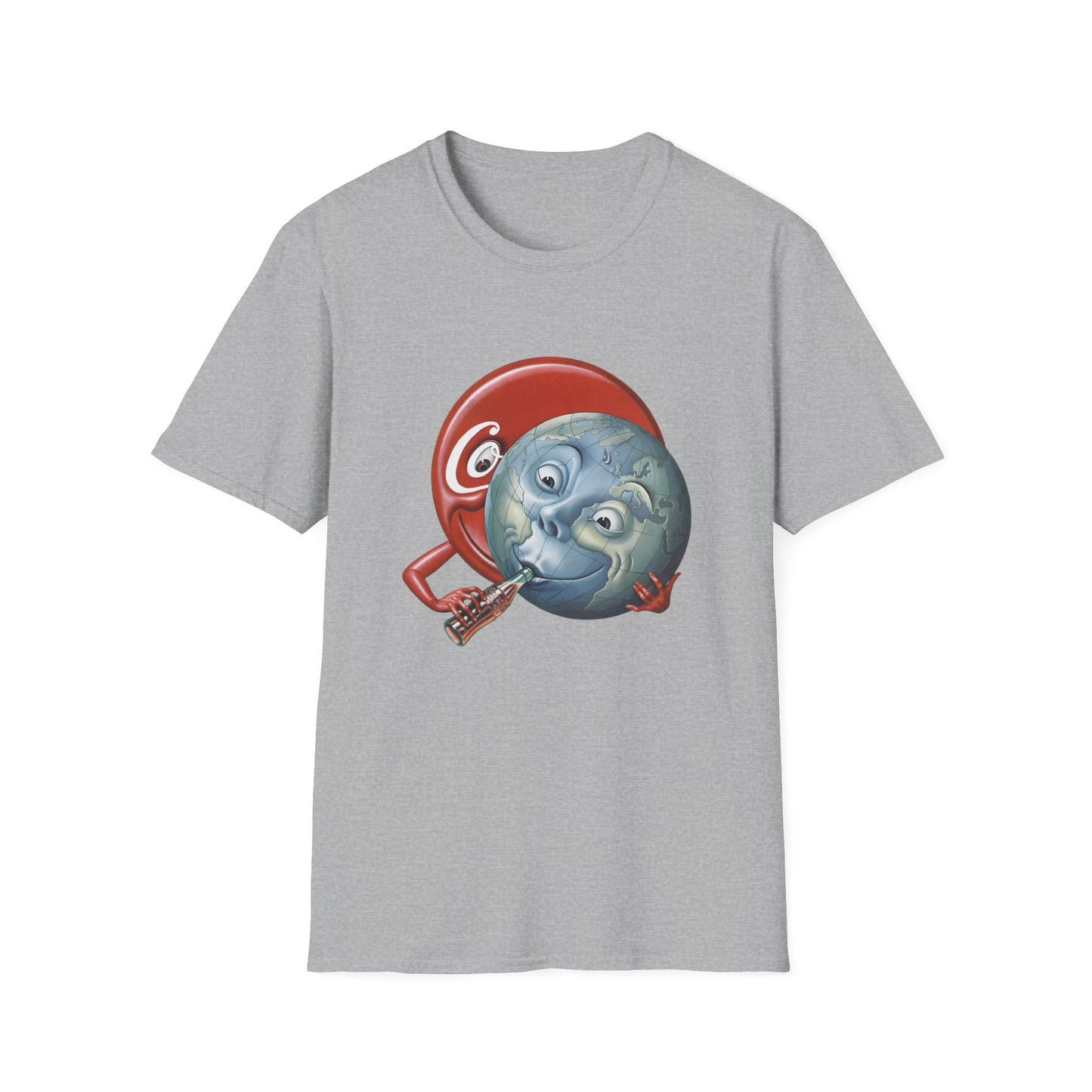 1950 world and friend coke suckling the earth by boris artzybasheff tshirt