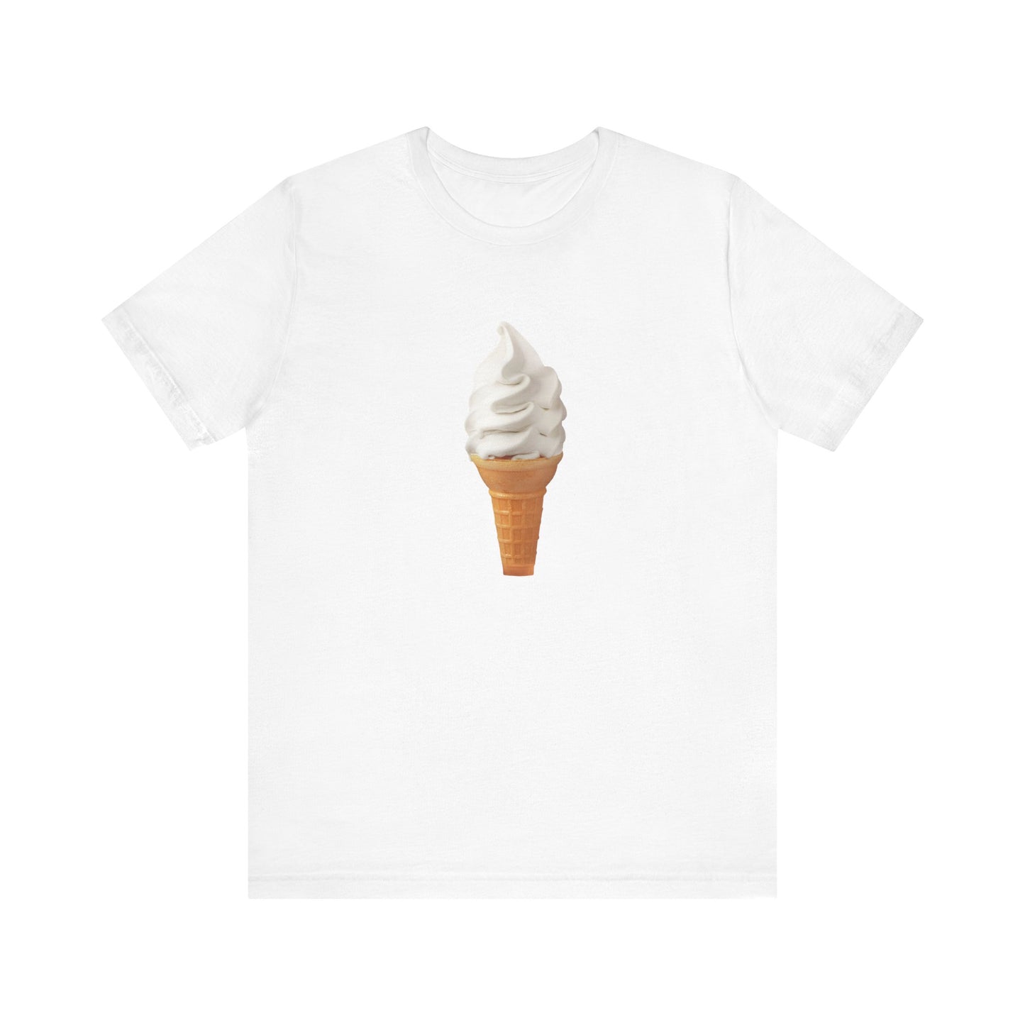 soft vanilla ice cream cone tshirt