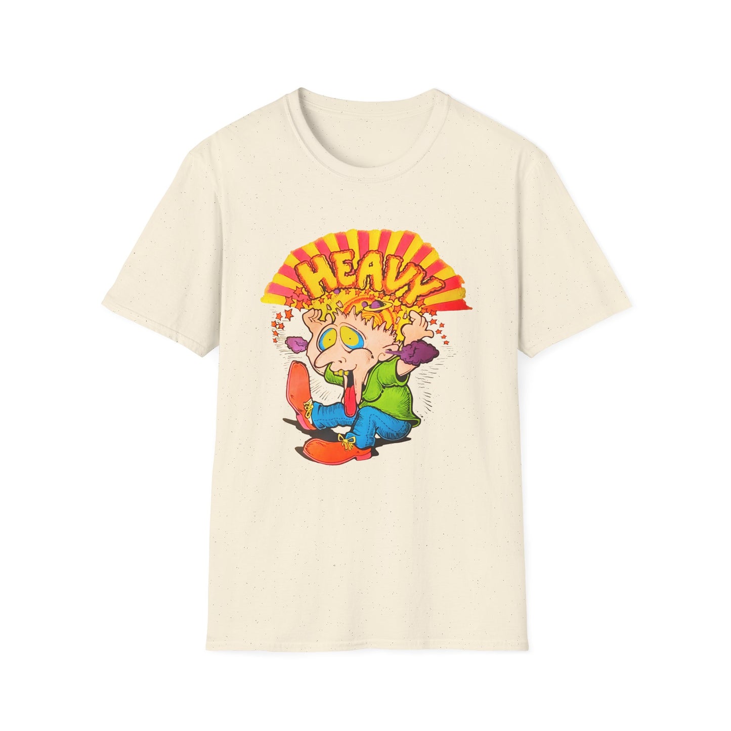 1970s heavy trip cartoon character reproduction tshirt