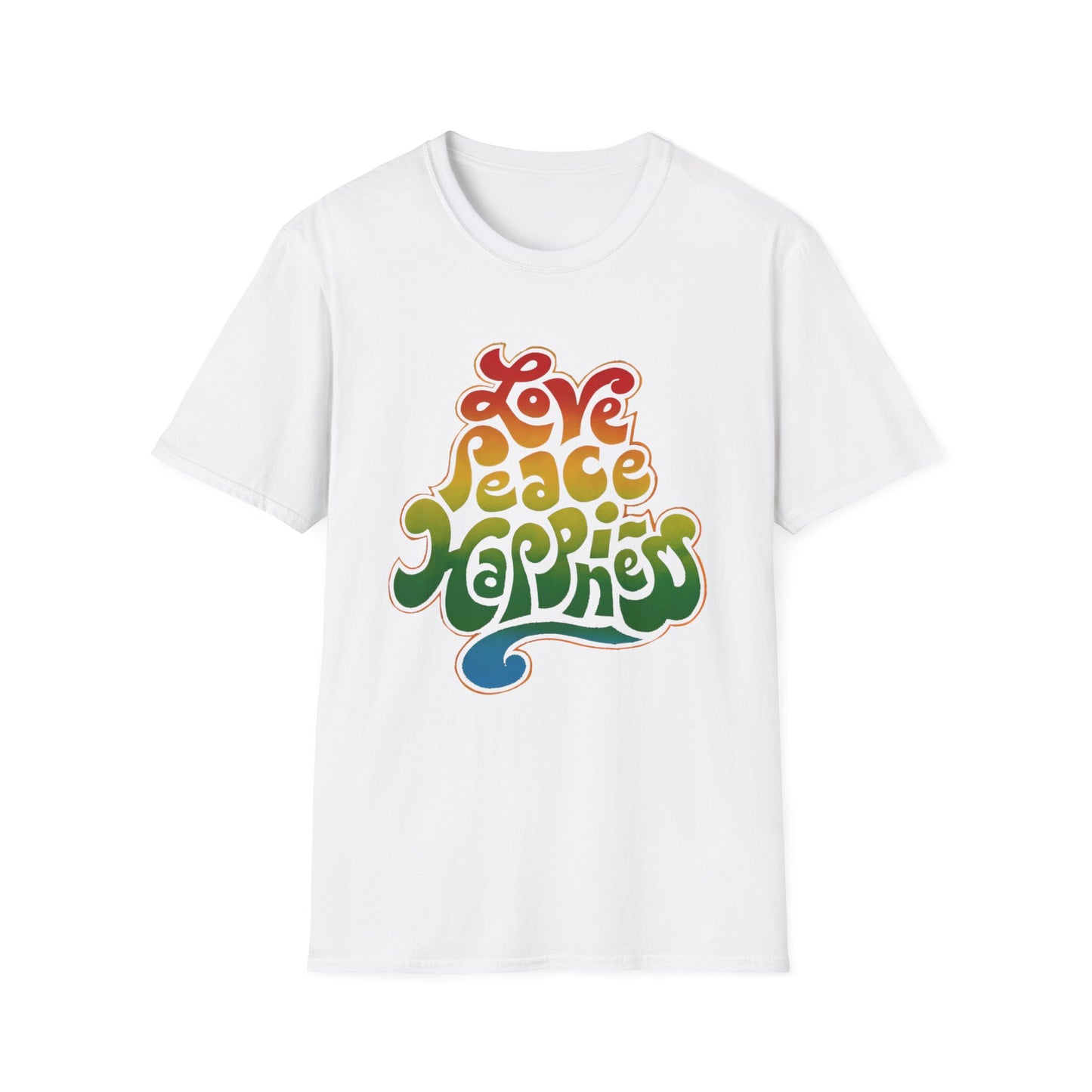 1970 love peace happiness vagabond creations poster tshirt