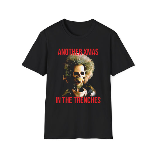 another xmas in the trenches home alone 2 lost in new york marv getting electrocuted version 1 christmas tshirt