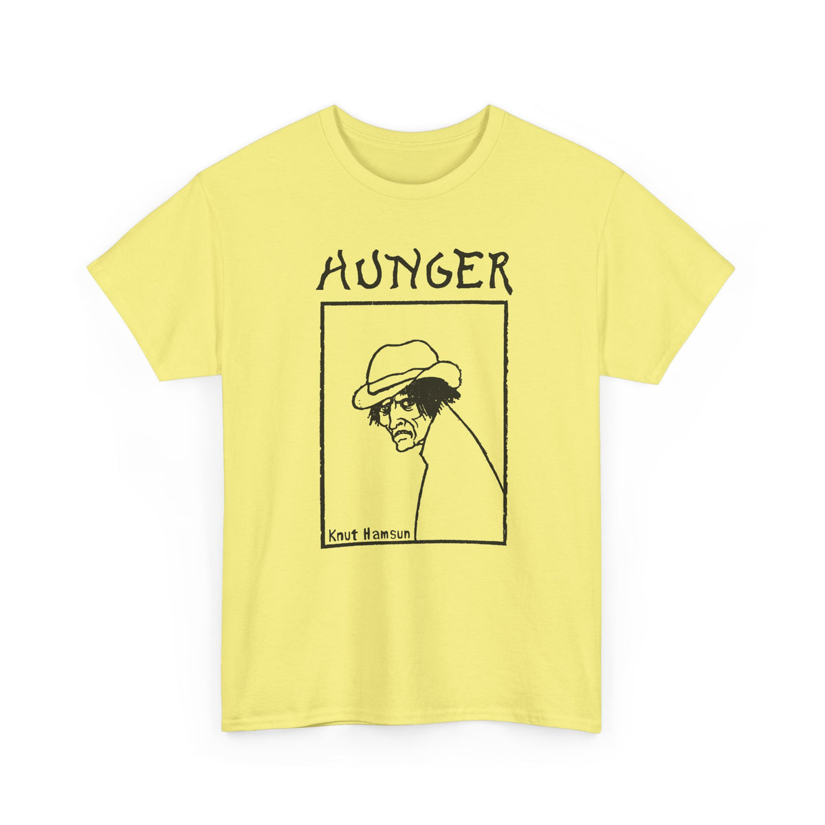 1890 hunger by knut hamsun book cover tshirt