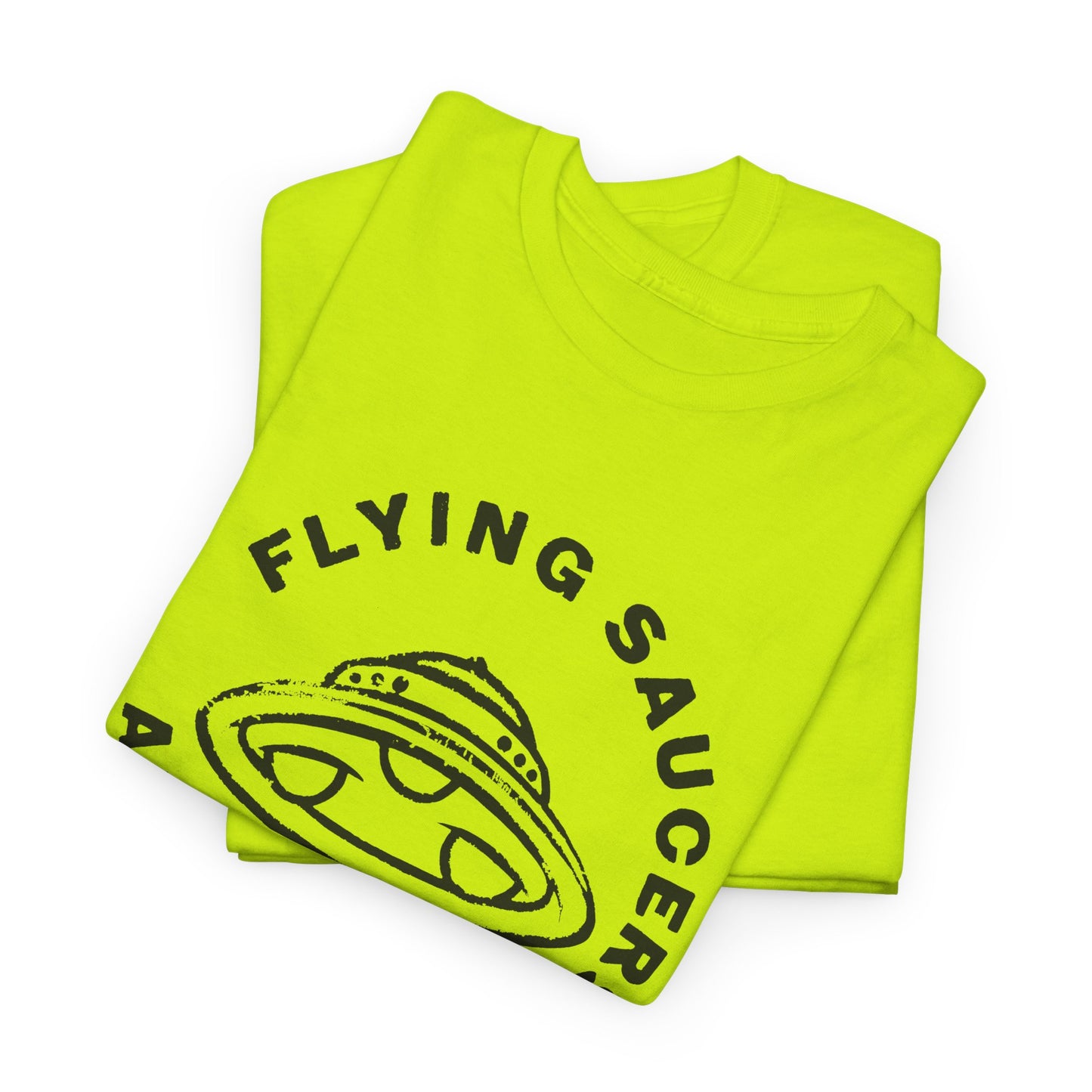 flying saucers are real! vintage style image tshirt