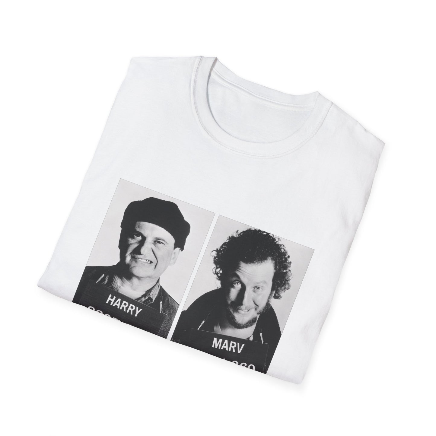 harry and marv mugshot christmas tshirt