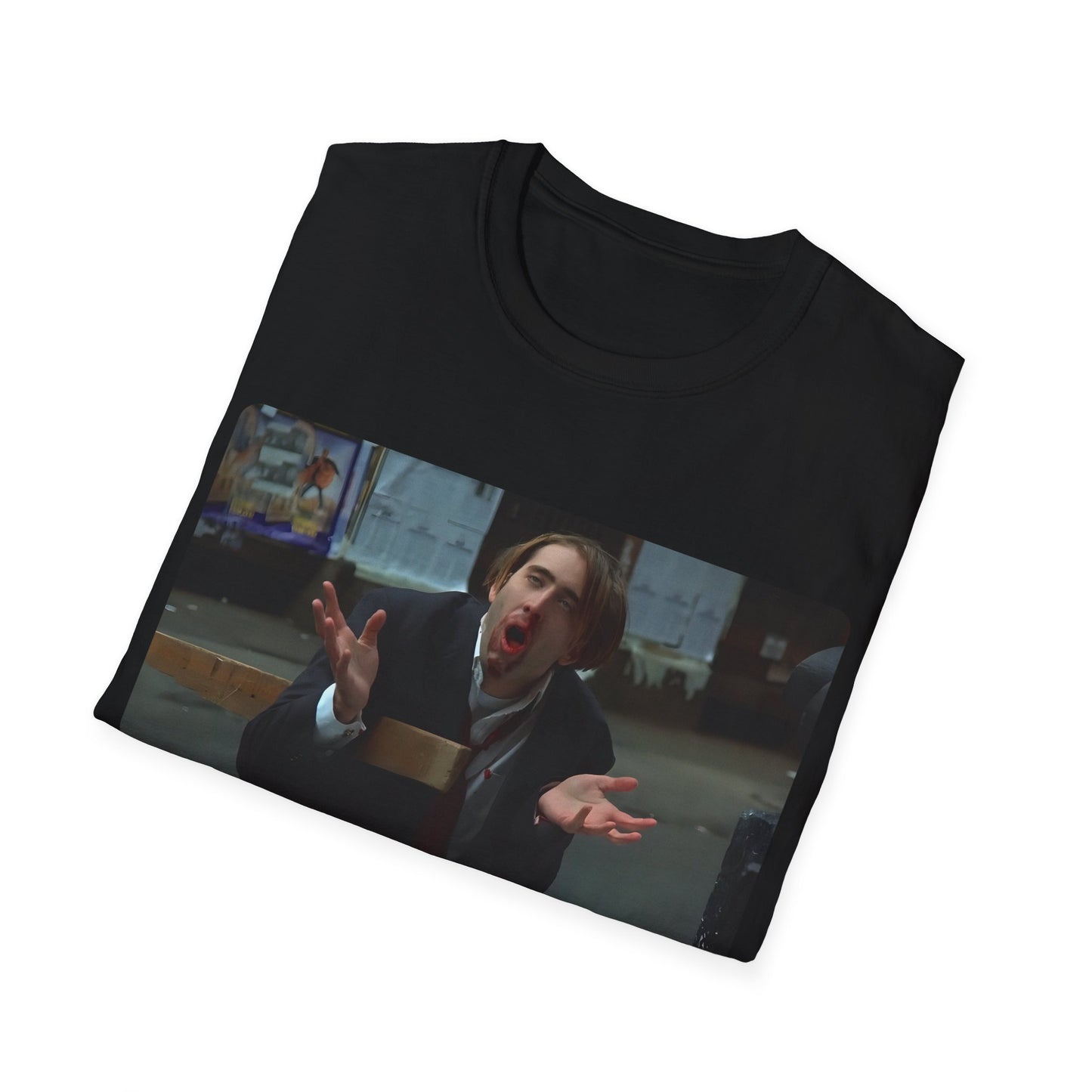 1989 nic cage vampire's kiss movie tshirt