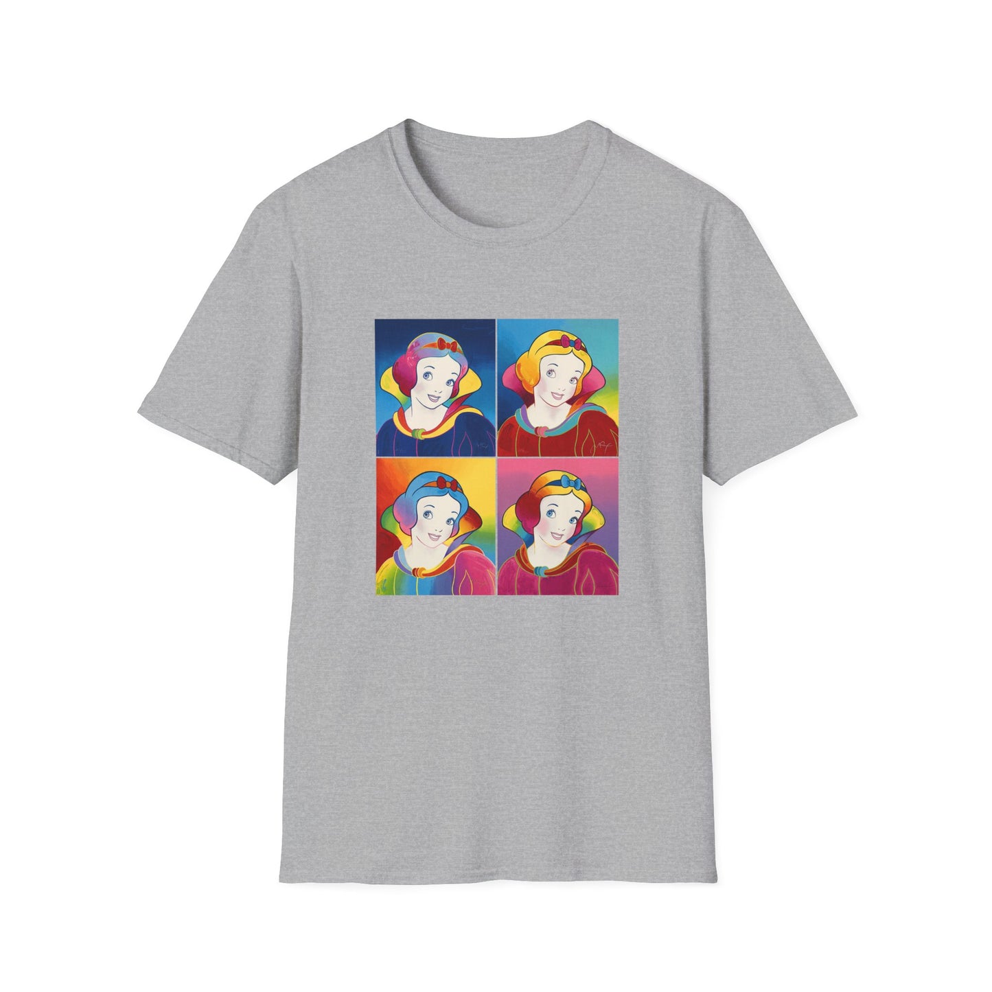 1996 psychedelic snow white pop culture art by peter max tshirt