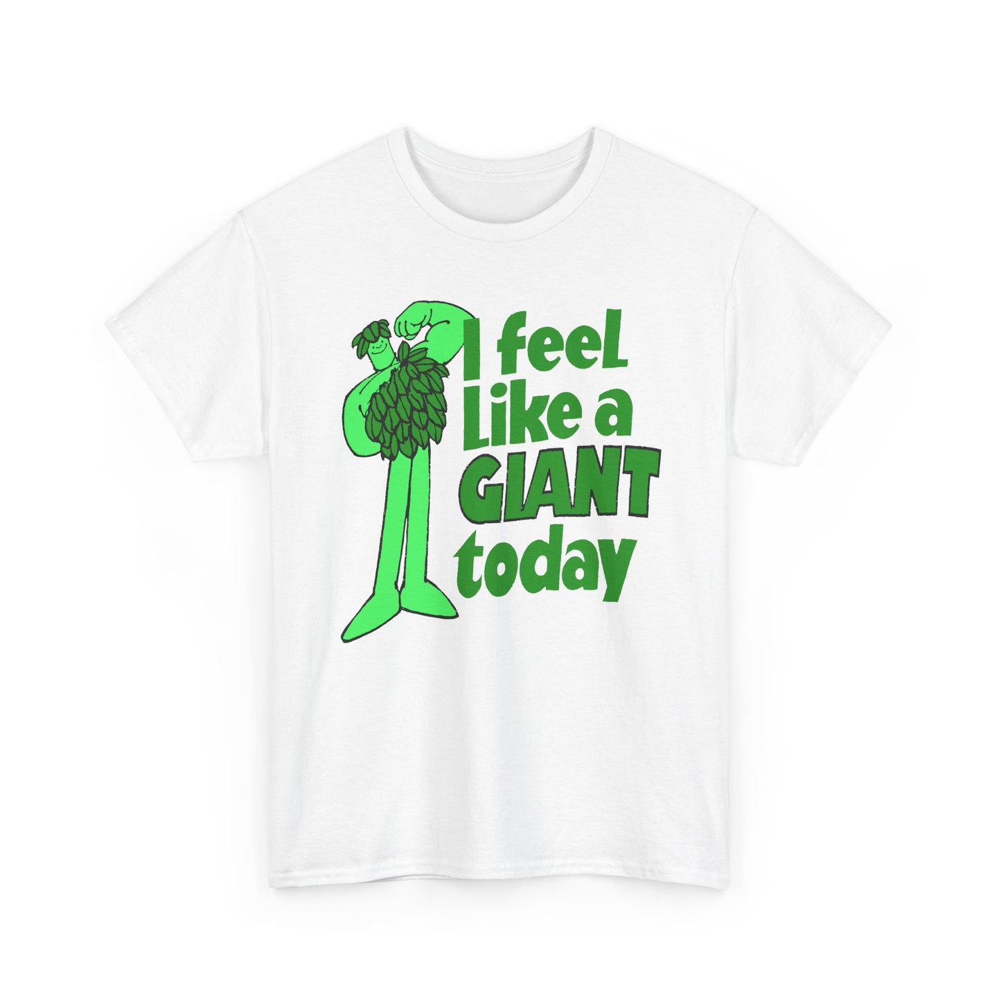 vintage green giant i feel like a giant today tshirt