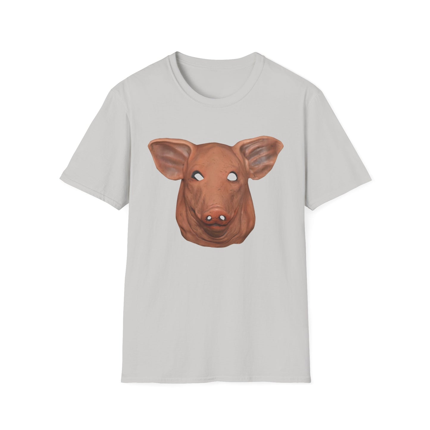 creepy pig mask tshirt