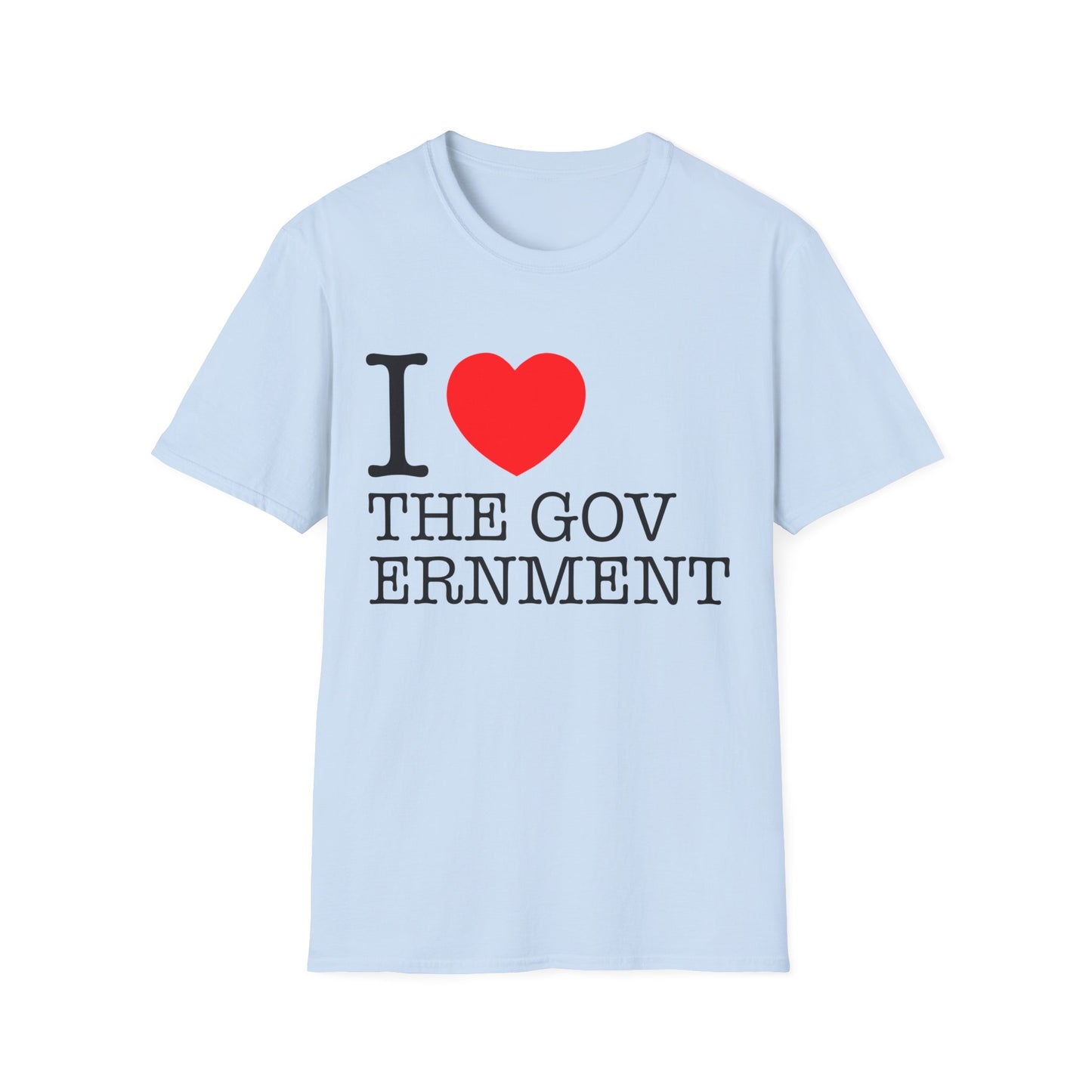 i heart the government tshirt