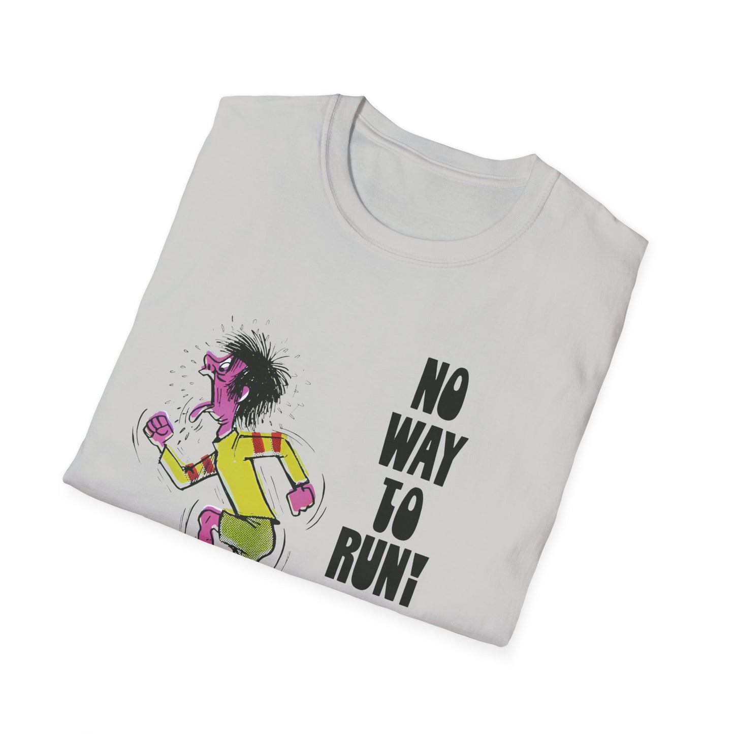 1960s/70s anti-drug poster no way to run (drugs) by smartset smarteen s.o.s tshirt