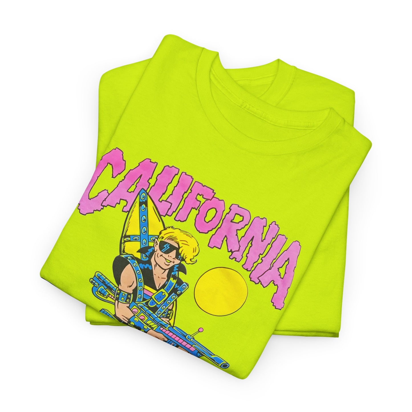 1980s california surf warrior edit tshirt
