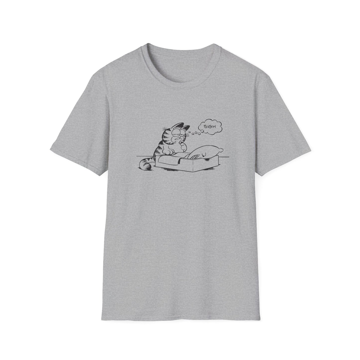 garf sighing tshirt
