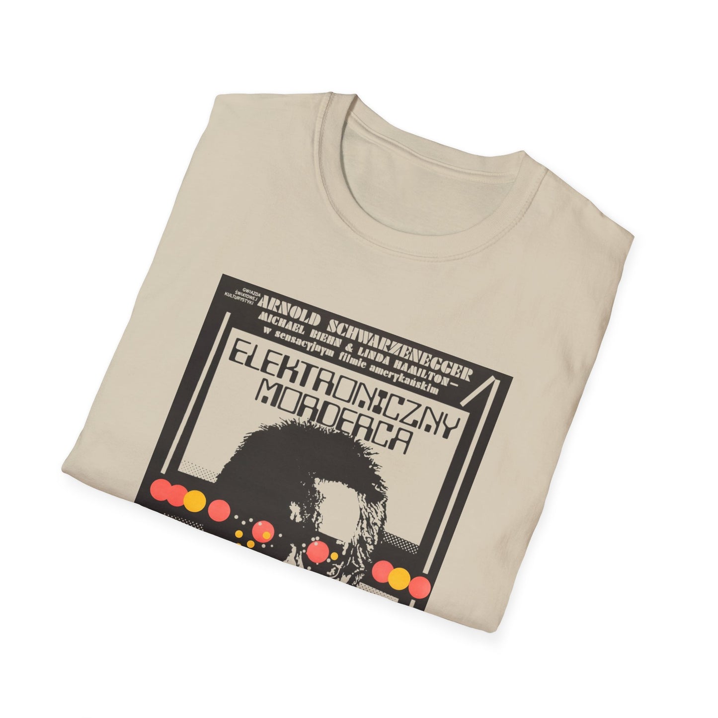 1987 terminator vintage polish movie poster tshirt