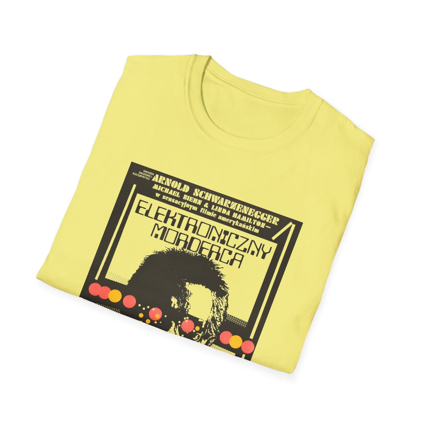 1987 terminator vintage polish movie poster tshirt