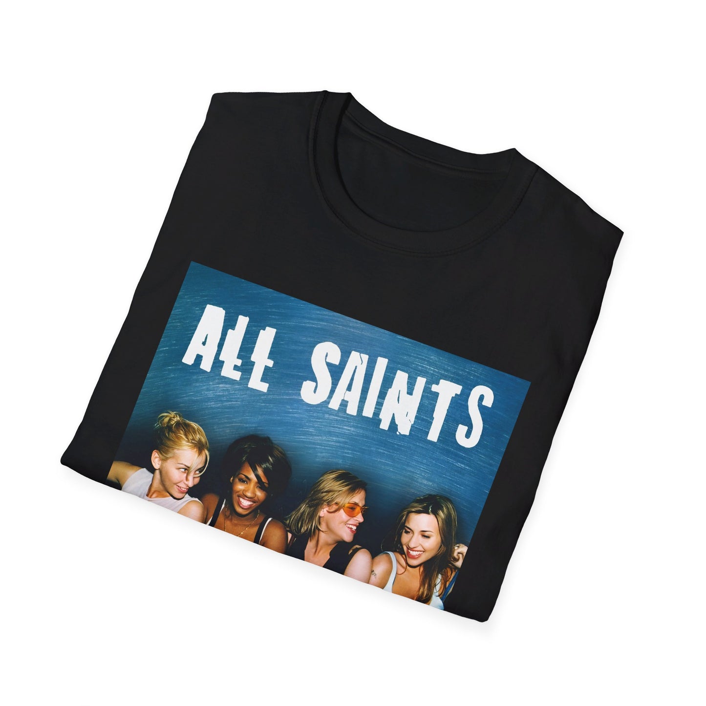 all saints on a couch on a tshirt