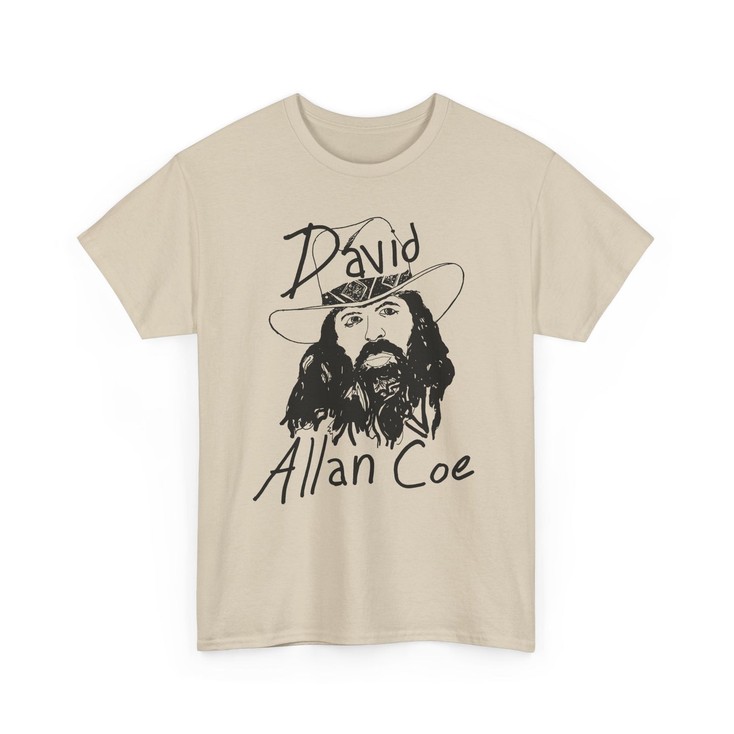 david allan coe fan art drawing tshirt