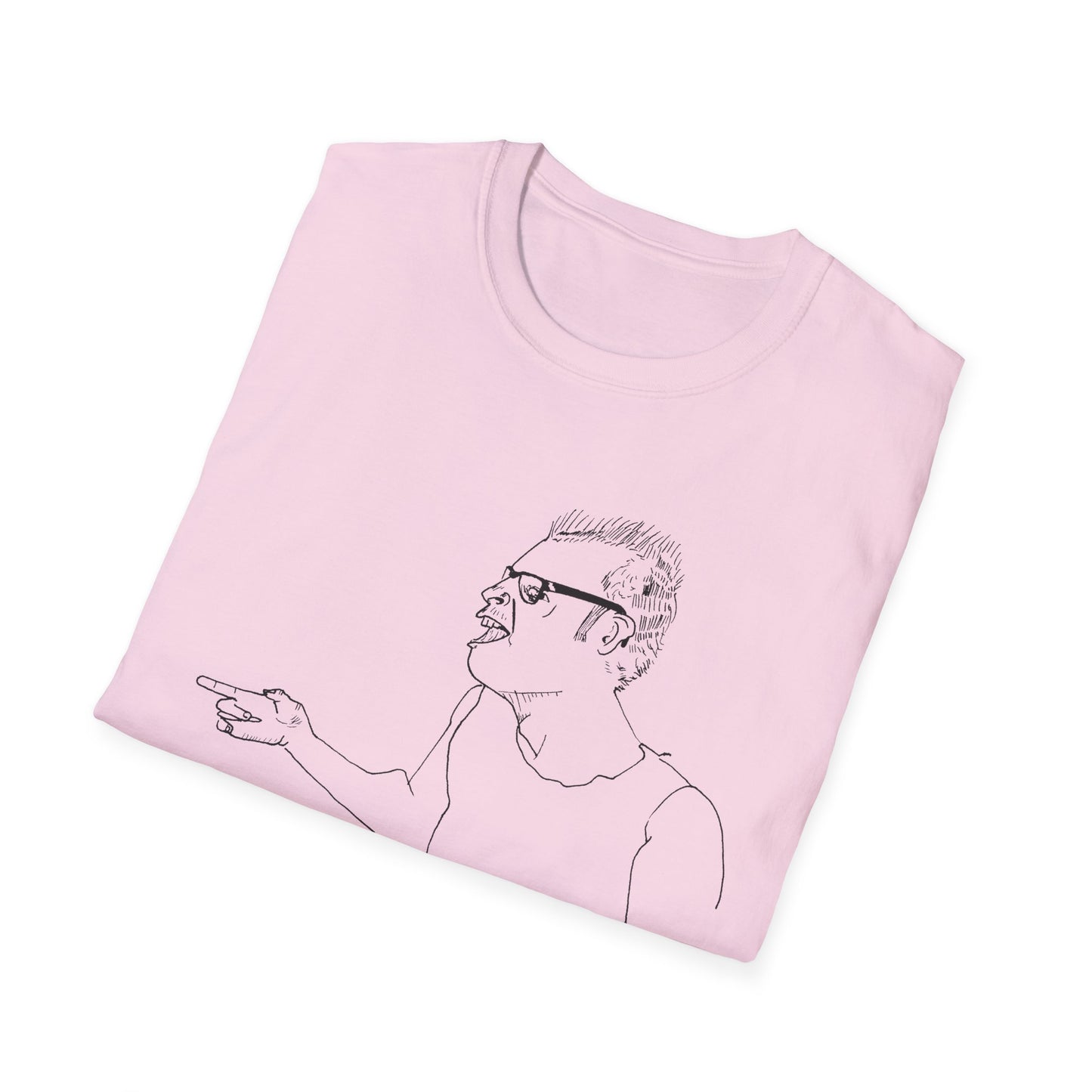 original drawing stick men with ray guns bobby soxx tshirt