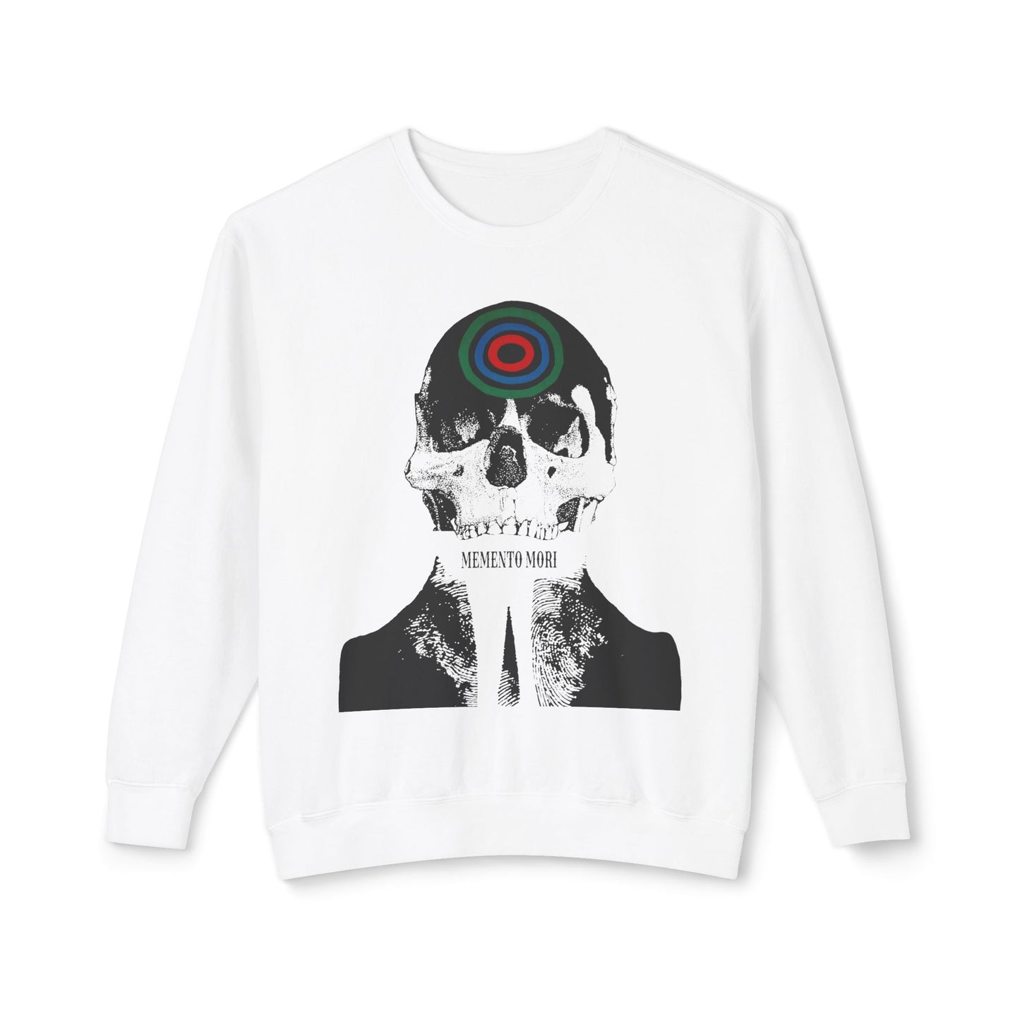 polish movie poster for alfred hitchcock's vertigo with memento mori 100% cotton sweatshirt