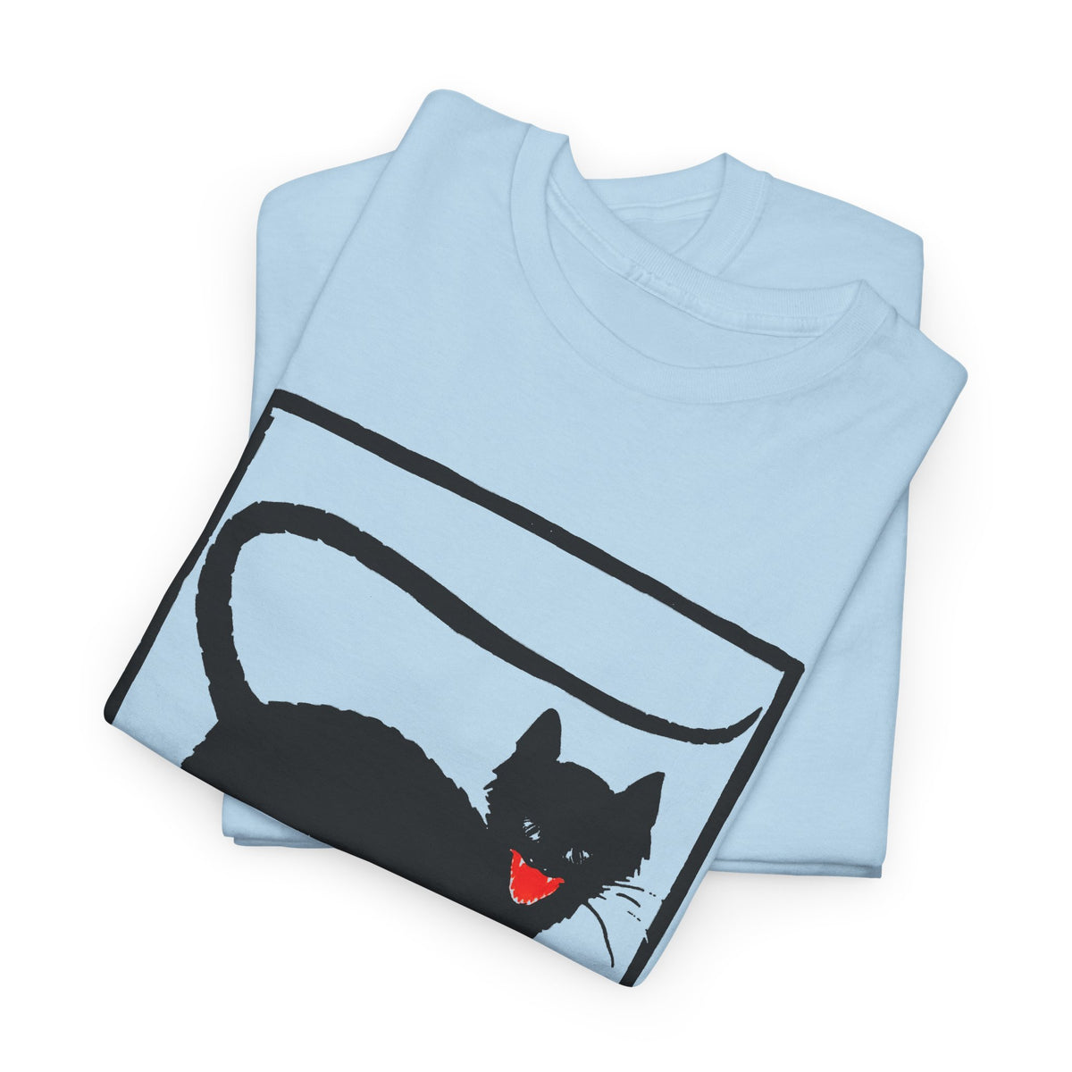 1925 black cat woodcut print by wiktoria gorynska tshirt