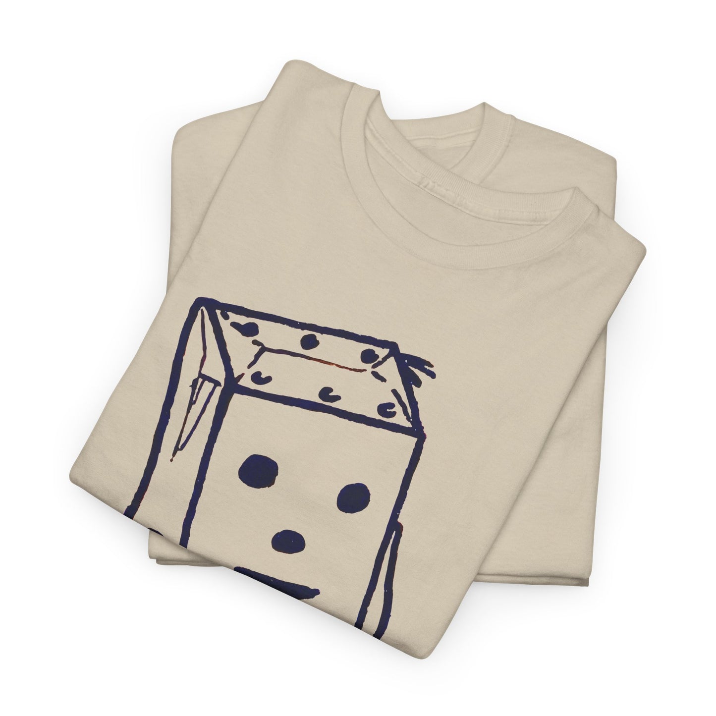 1950s magazine art paper bag halloween mask graphic tshirt