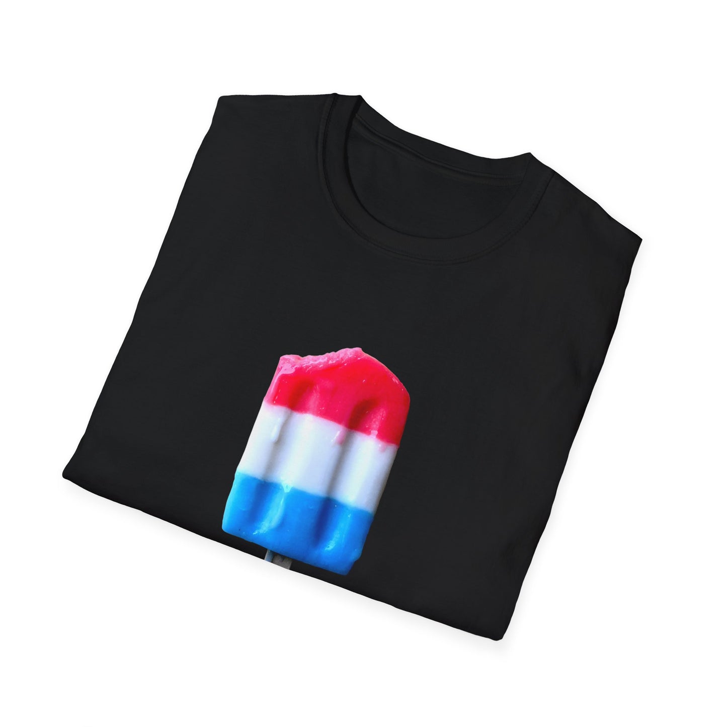 classic red white blue popsicle tshirt