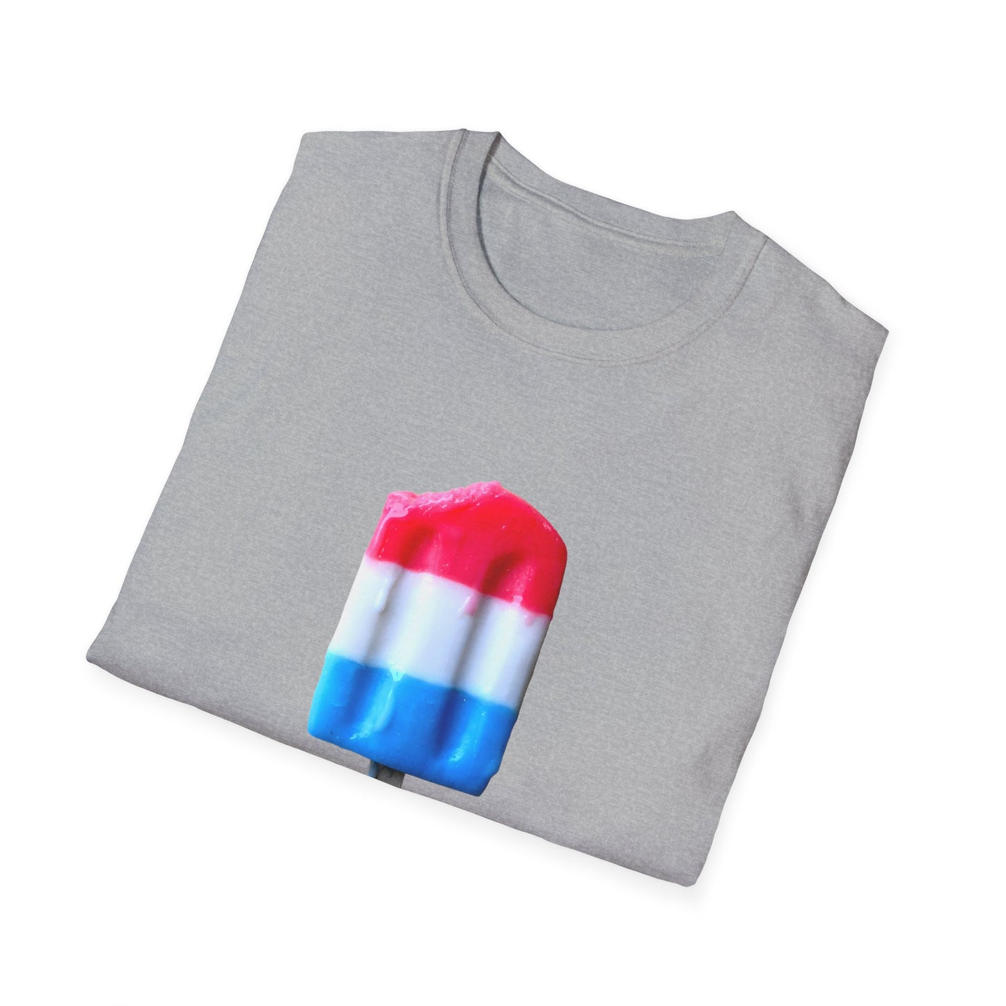 classic red white blue popsicle tshirt