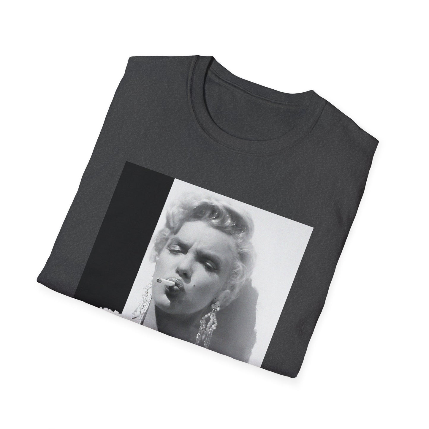 marilyn monroe smoking a cigarette tshirt