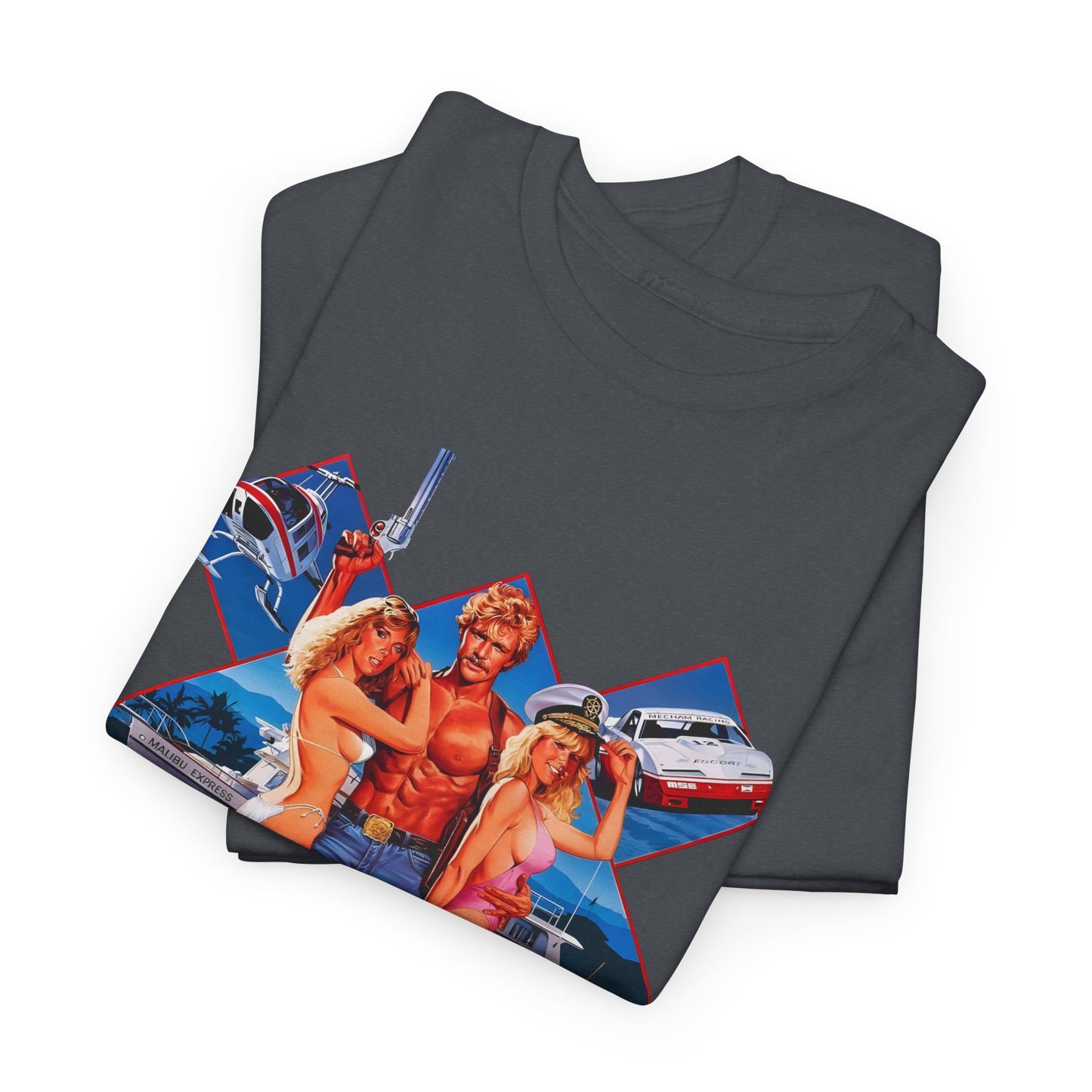 1985 malibu express movie poster tshirt