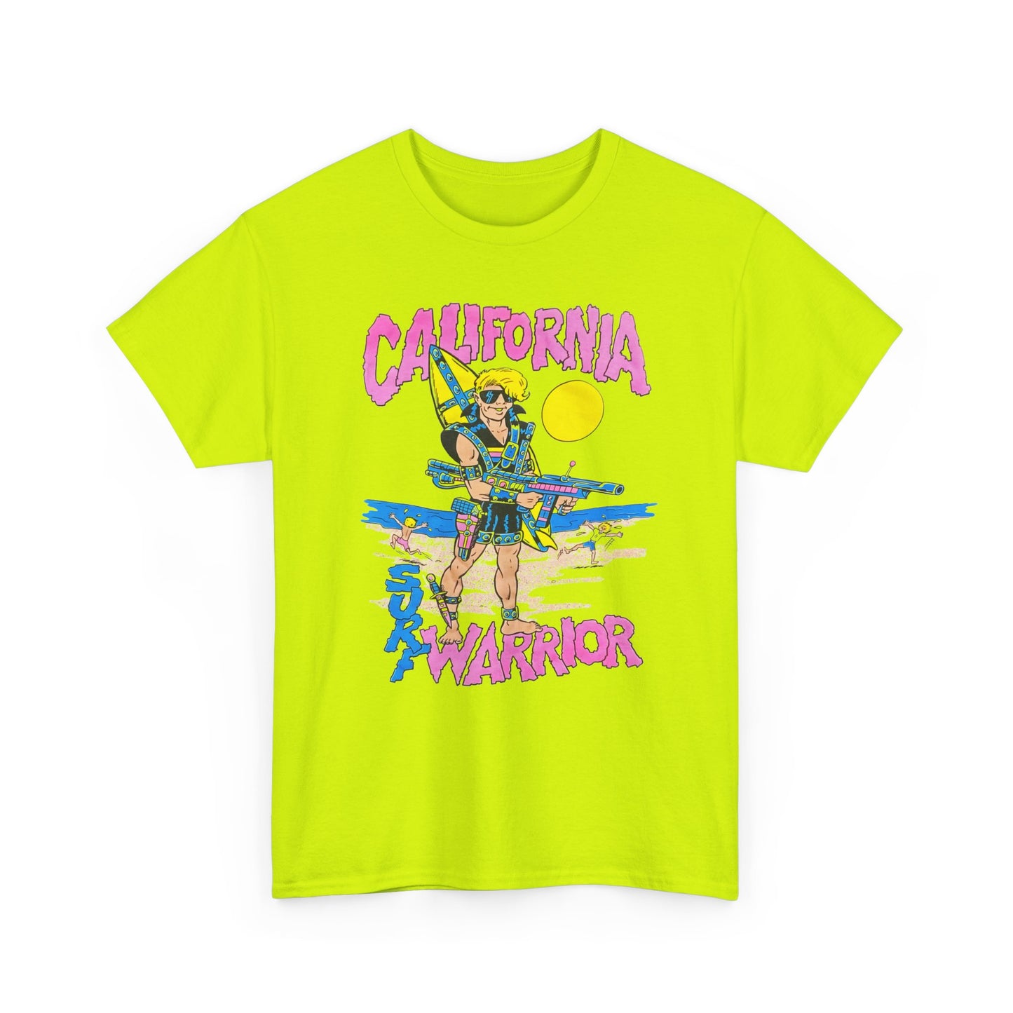 1980s california surf warrior edit tshirt