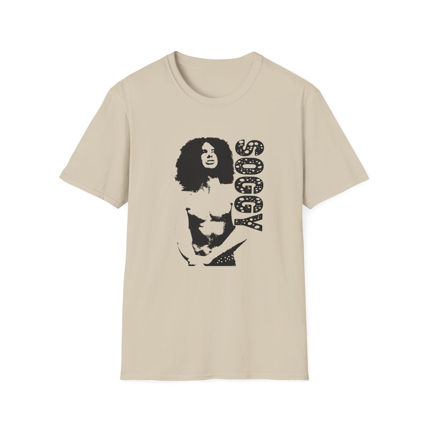 1980s french hard rock band soggy fan art tshirt