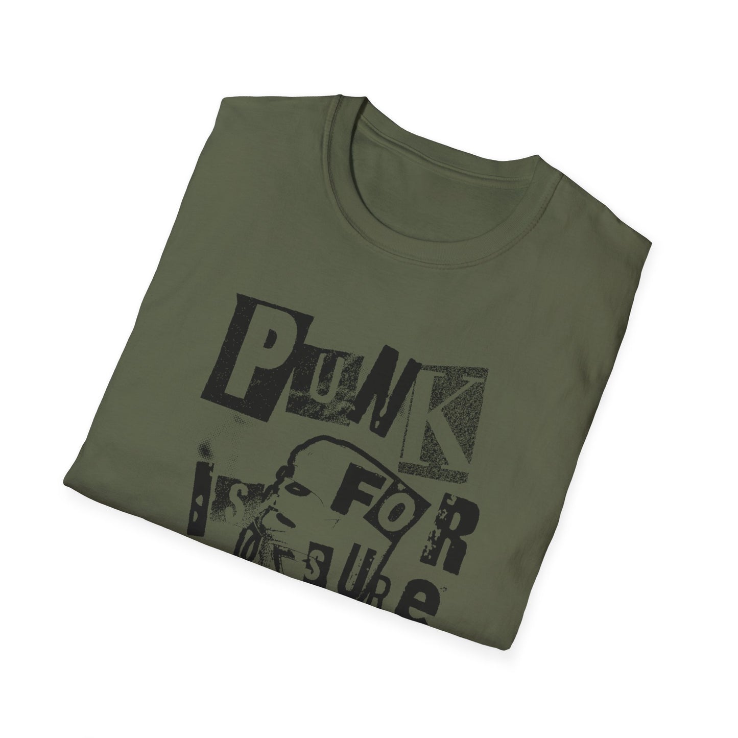 punk is for sure dead spray spaint style tshirt