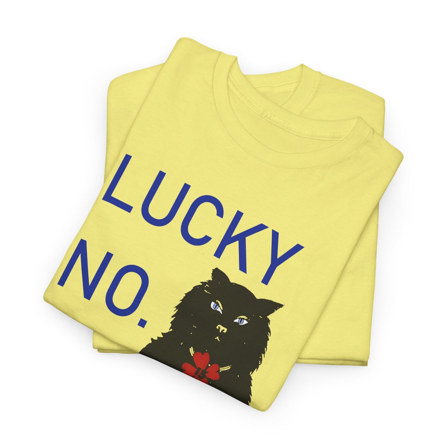 1976 qsl card lucky number 13 black cat custom reproduction tshirt