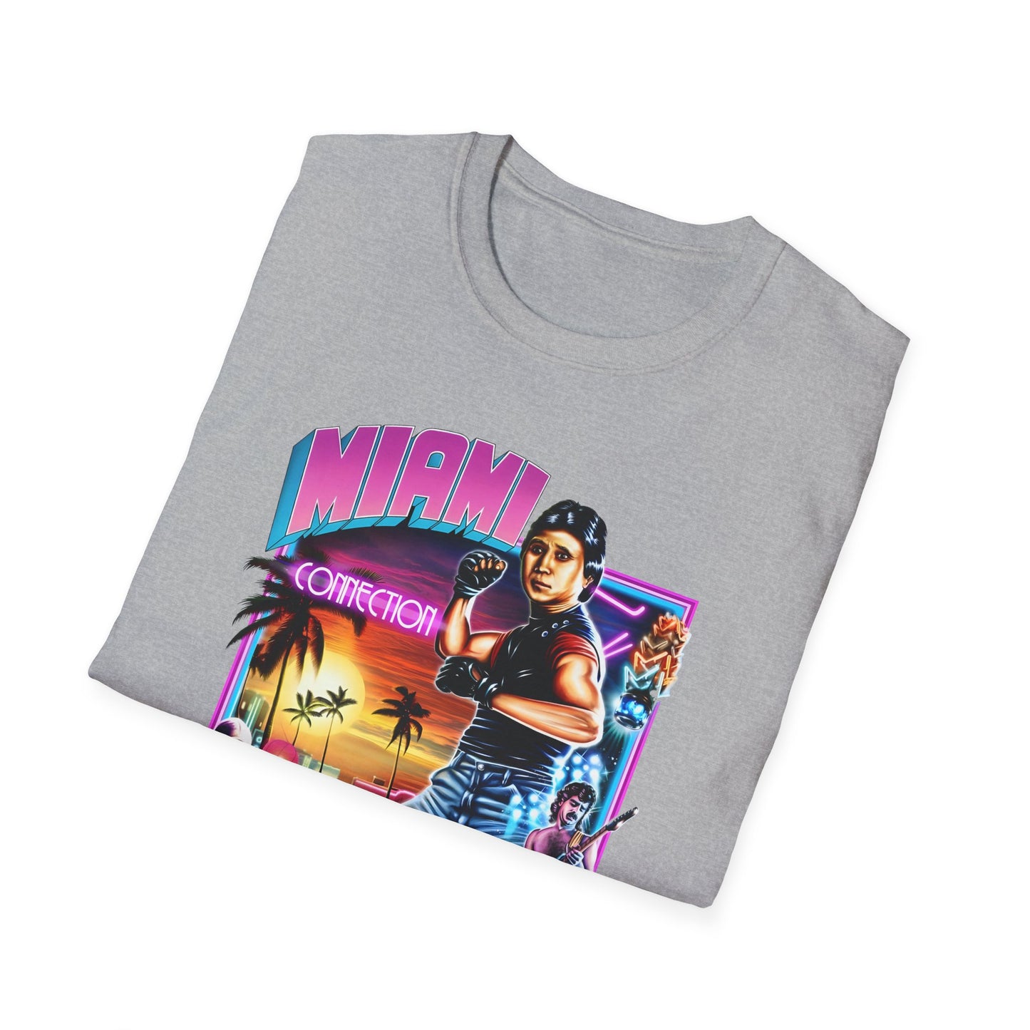 1987 movie miami connection movie poster tshirt