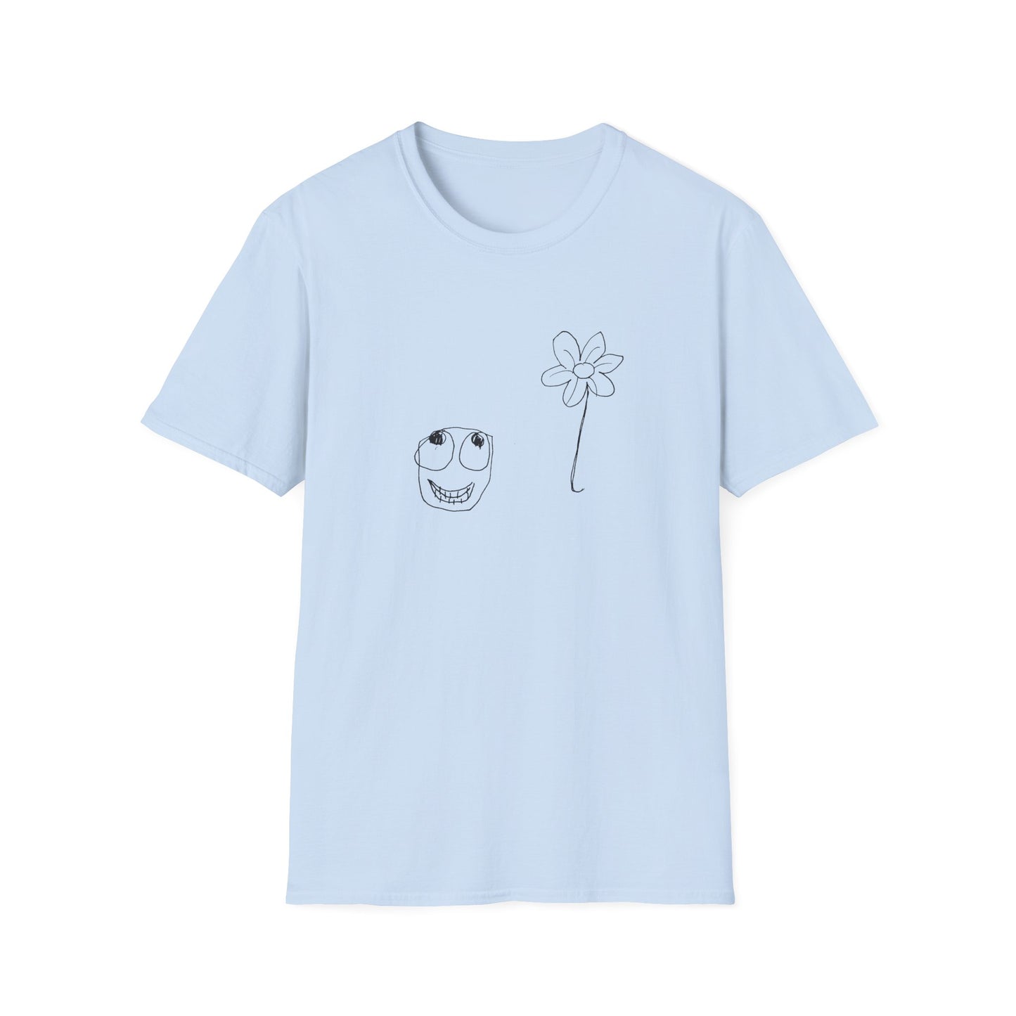 original drawing happy little guy tshirt