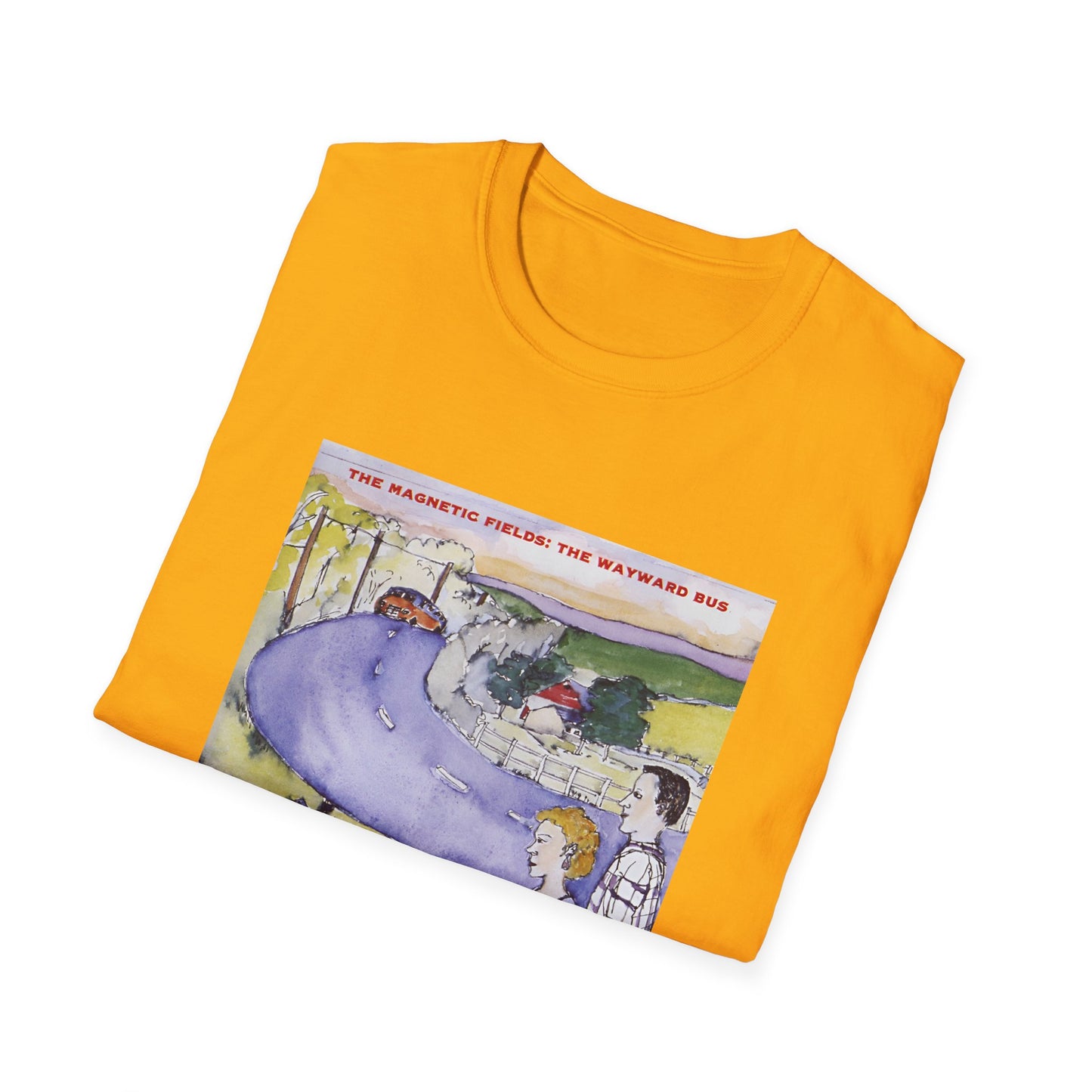 the magnetic fields 1992 the wayward bus album tshirt