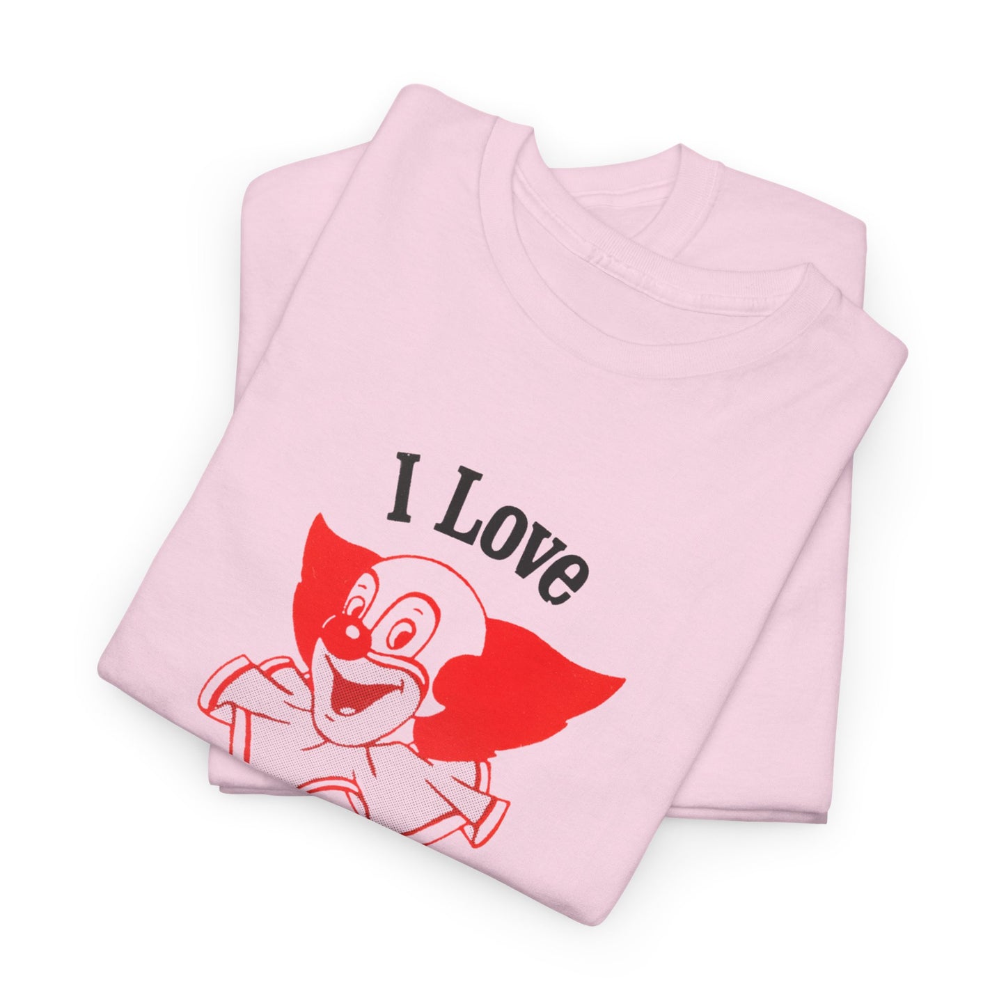 i love bozo vintage reproduction tshirt