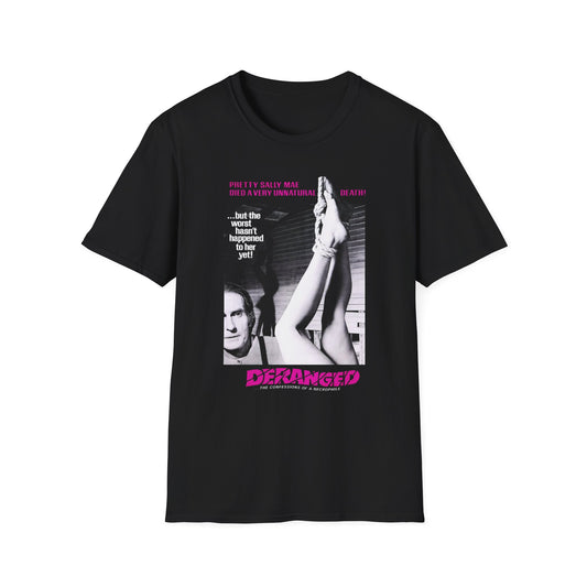 1974 deranged confessions of a necrophile movie poster tshirt