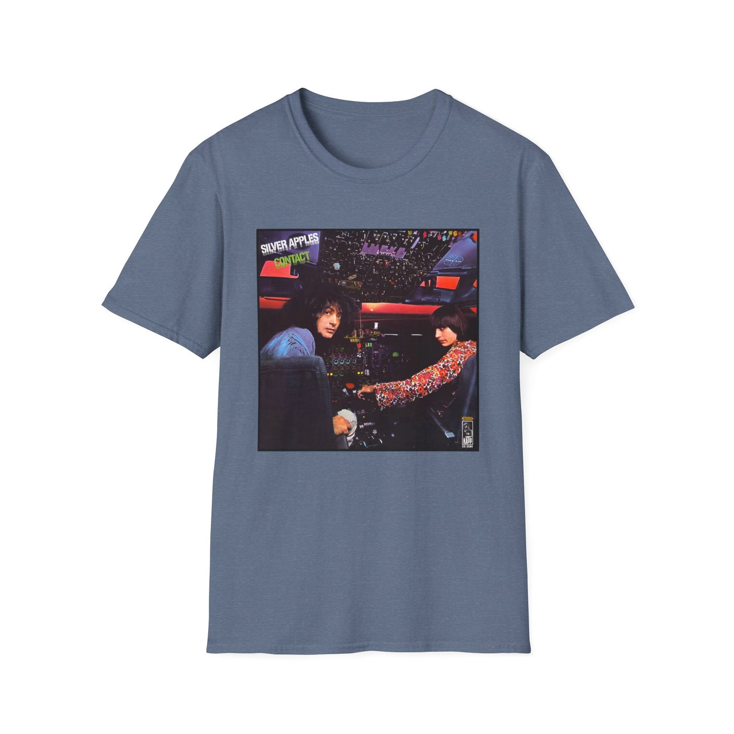 silver apples 1969 album contact tshirt