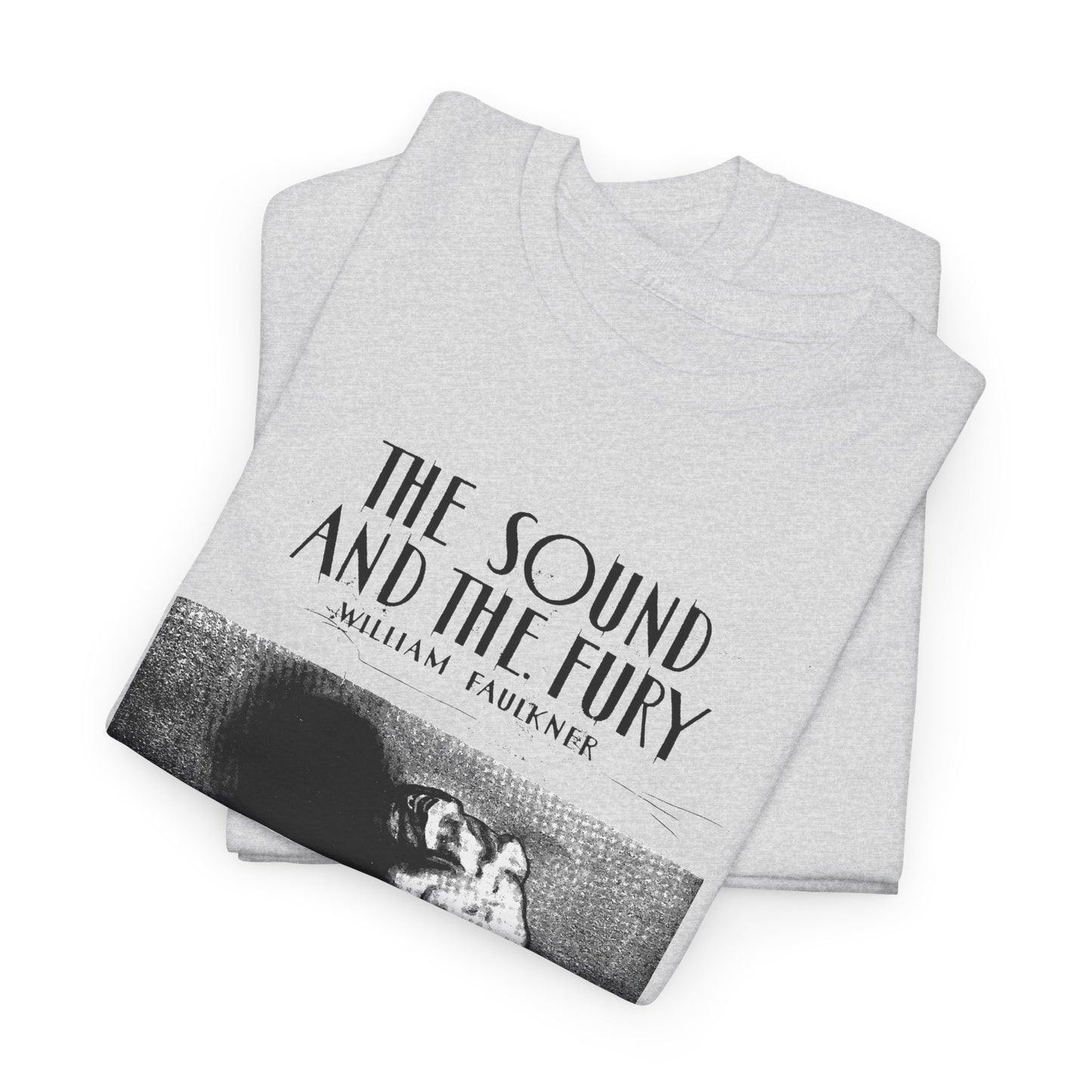 1929 the sound and the fury by william faulkner book cover edit tshirt