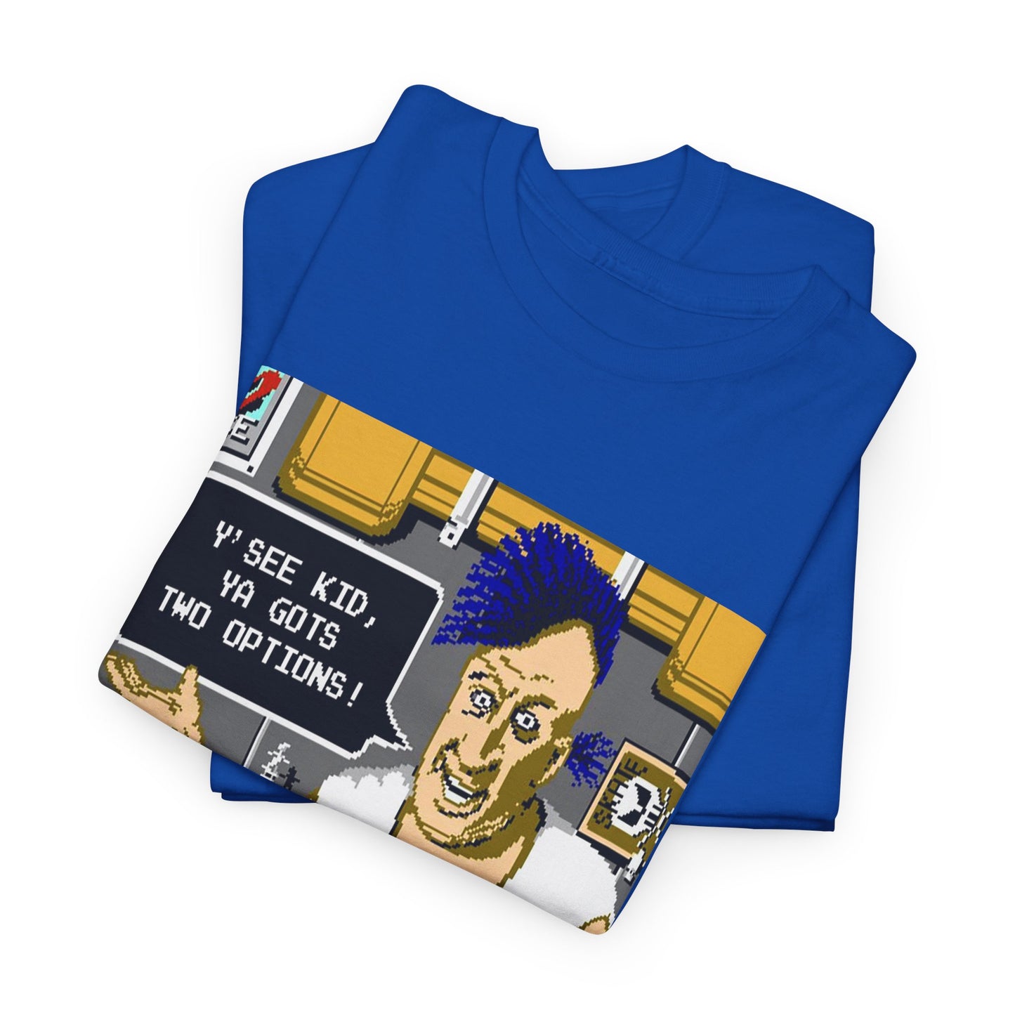 1987 skate or die! video game ya gots two options tshirt