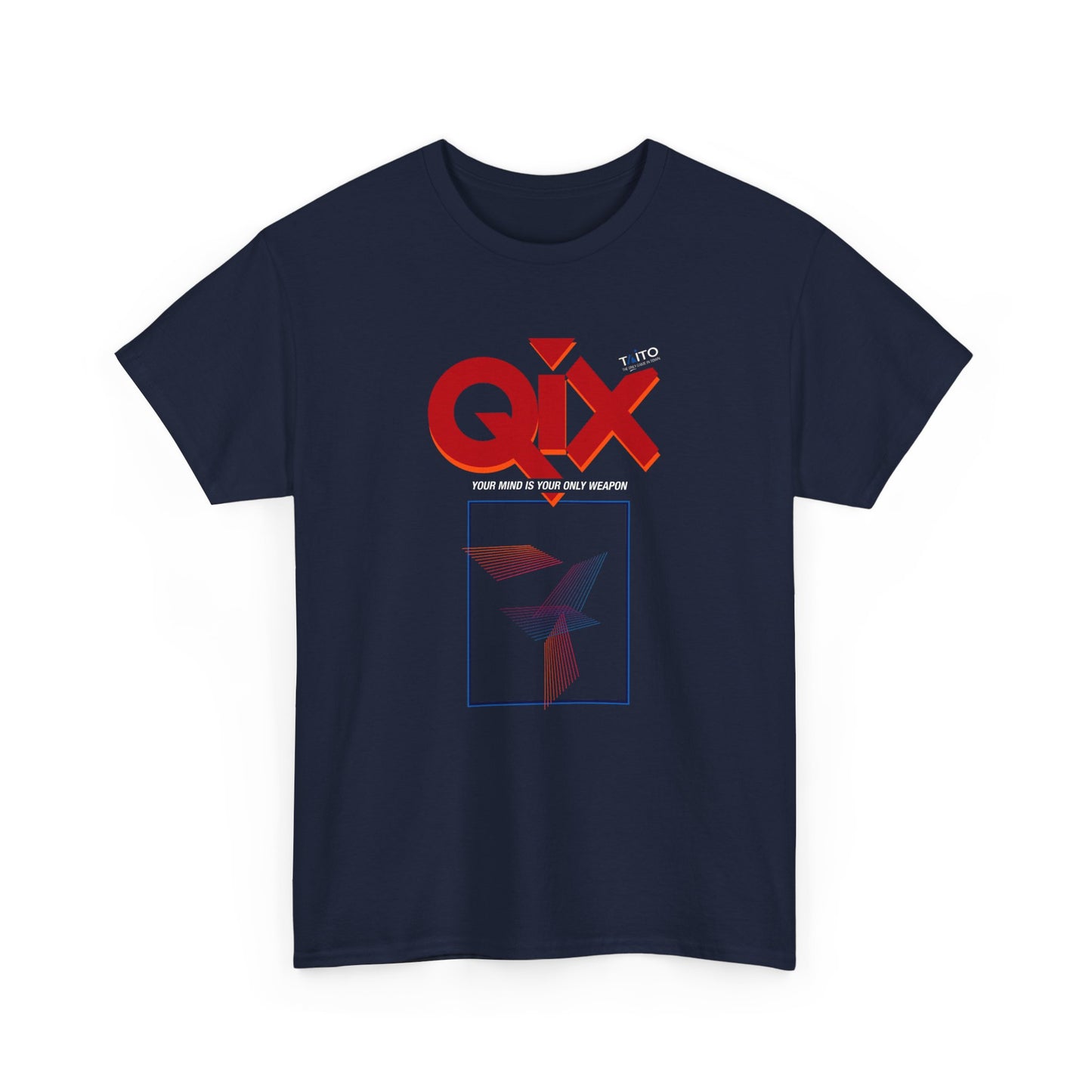 1980s qix puzzle video game tshirt