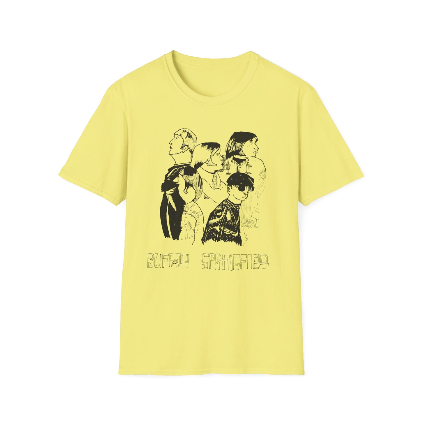 buffalo springfield original fan art drawing tshirt