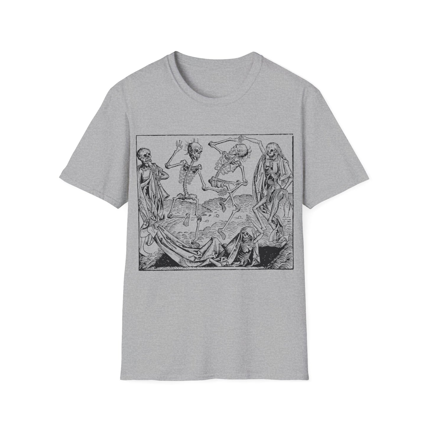 1493 michael wolgemut's dance of death tshirt