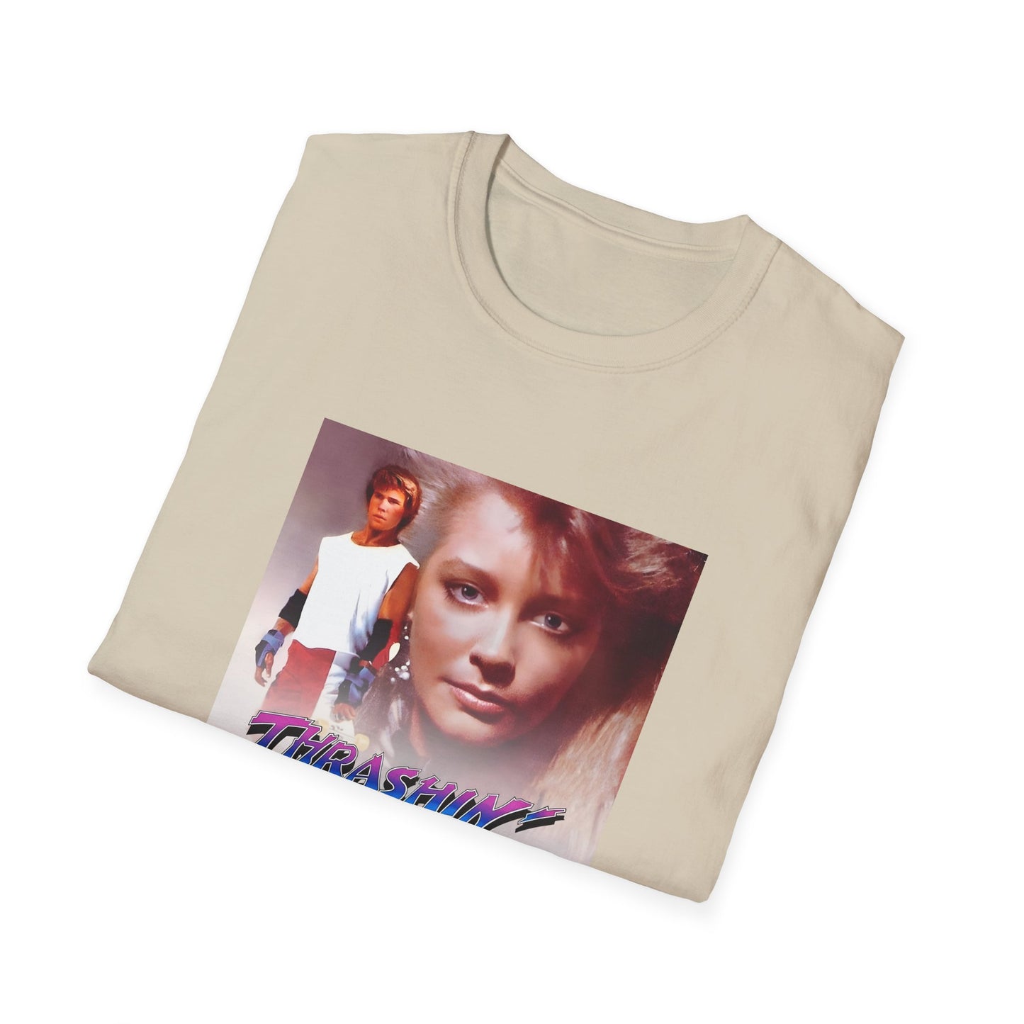 thrashin' 1986 skateboarding movie poster tshirt