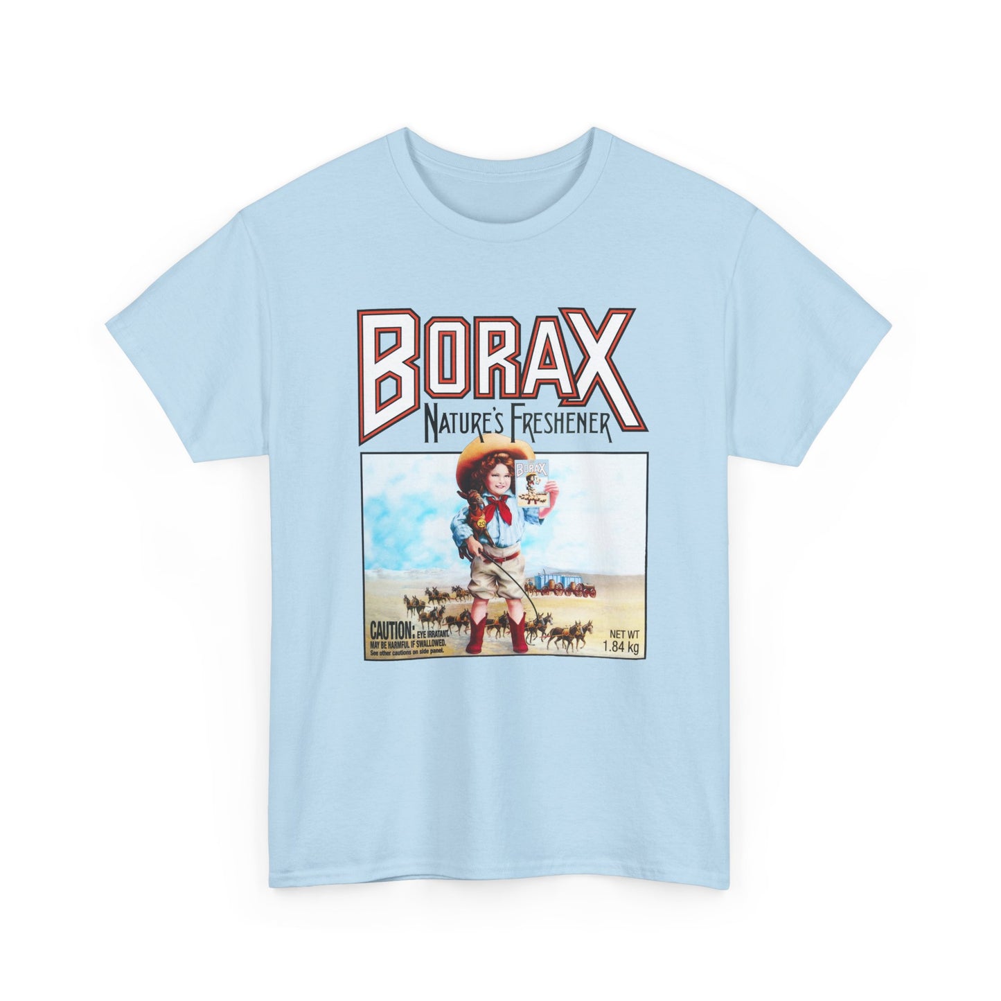 borax nature''s freshener 20 mule team detergent classic logo tshirt